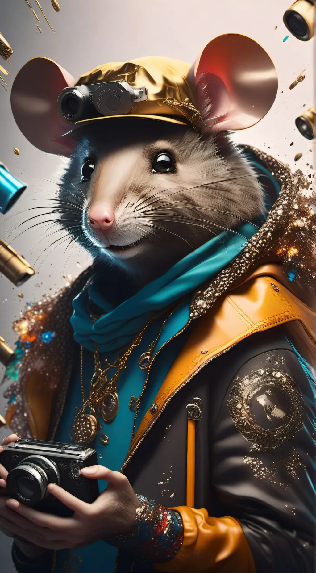 ai character: Trashy background