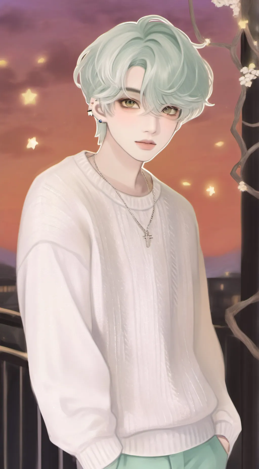 ai character: 🍵Dylan📠 background