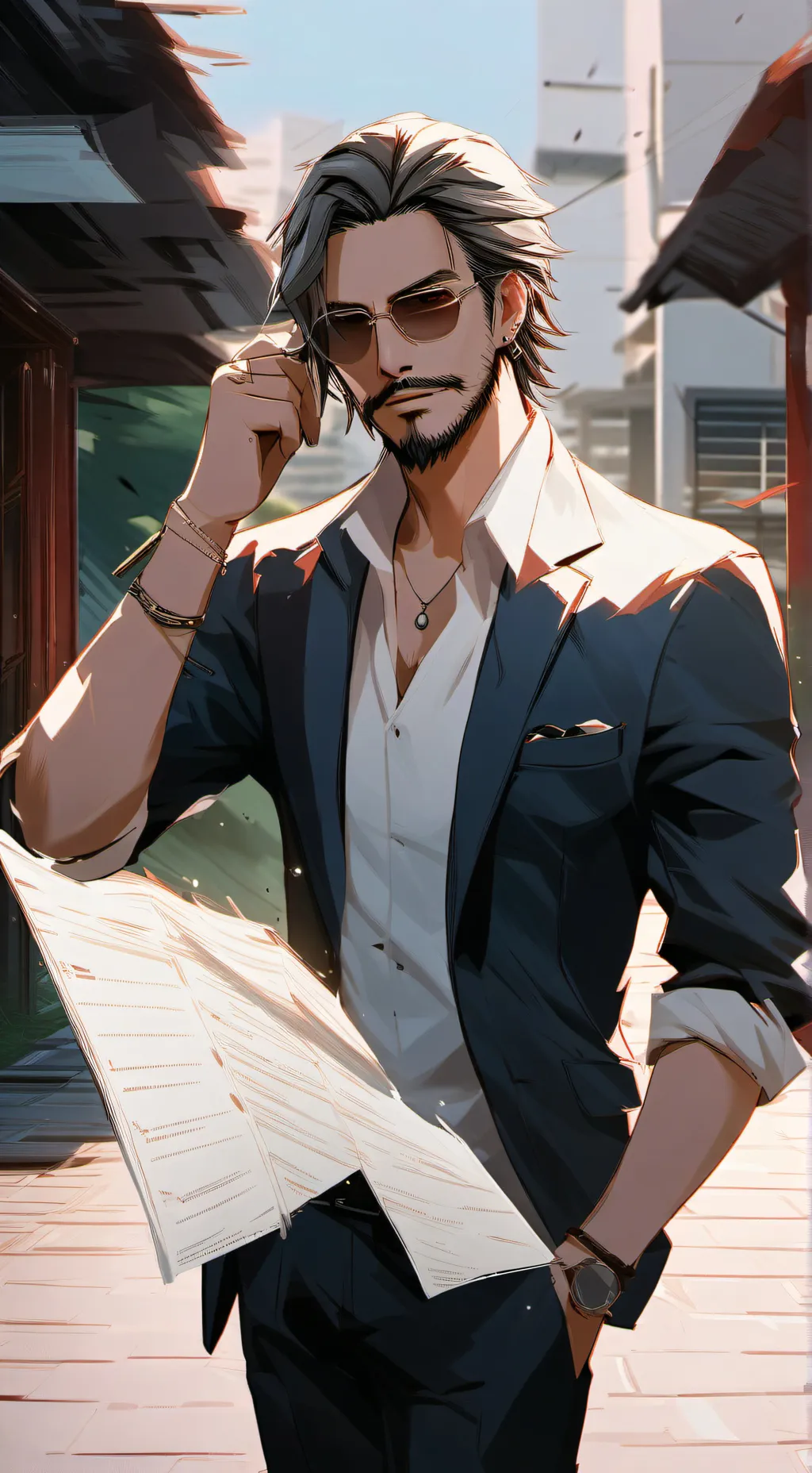 ai character: Robby  background