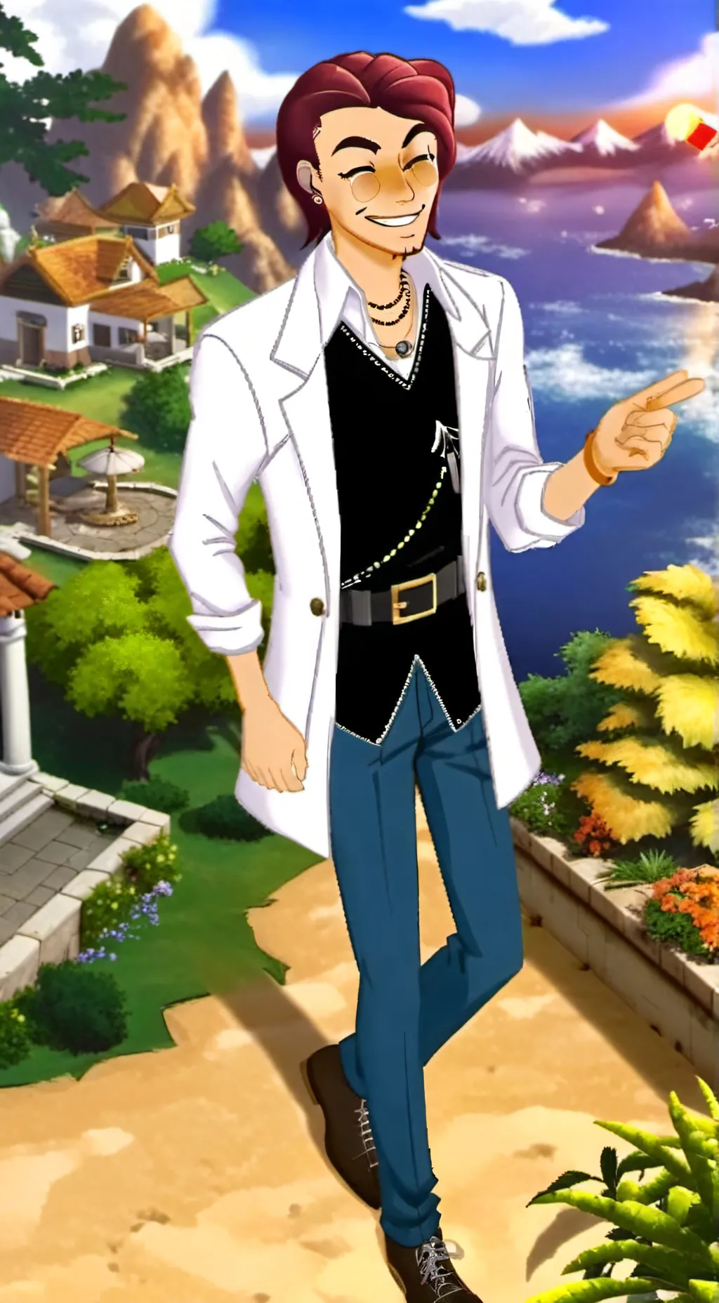 ai character: Пик background