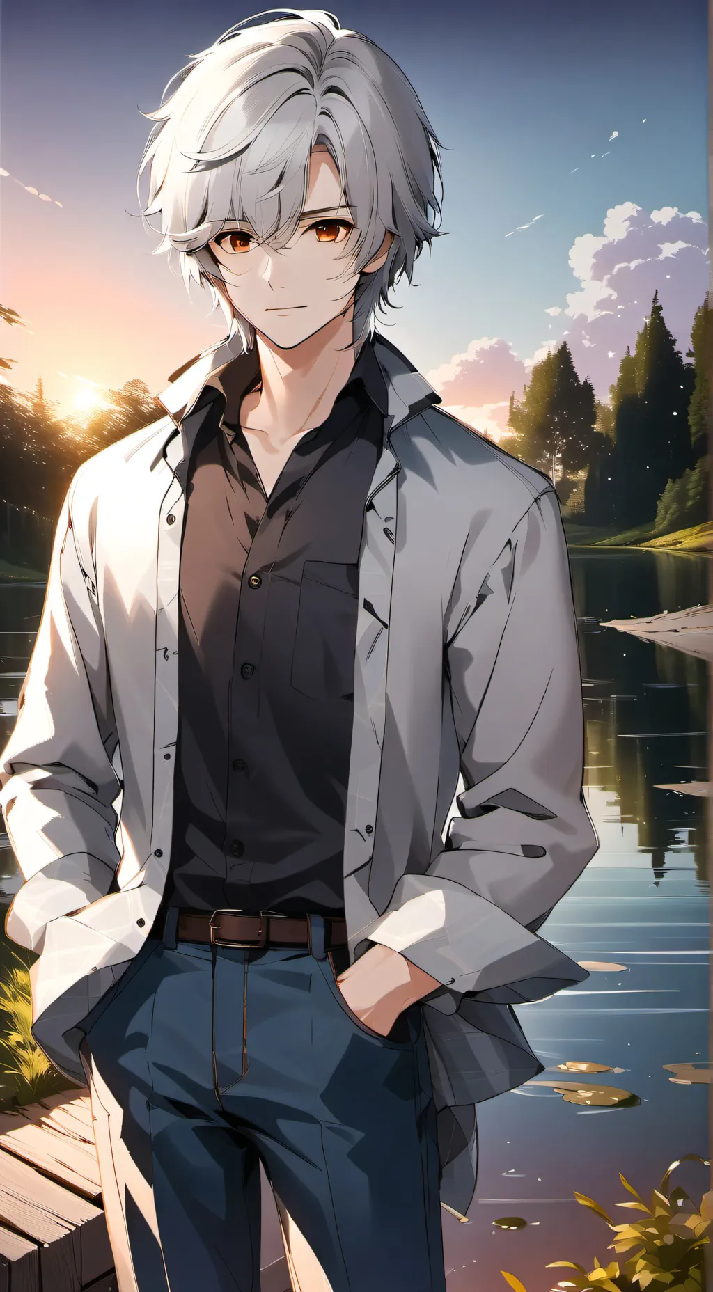 ai character: Max background