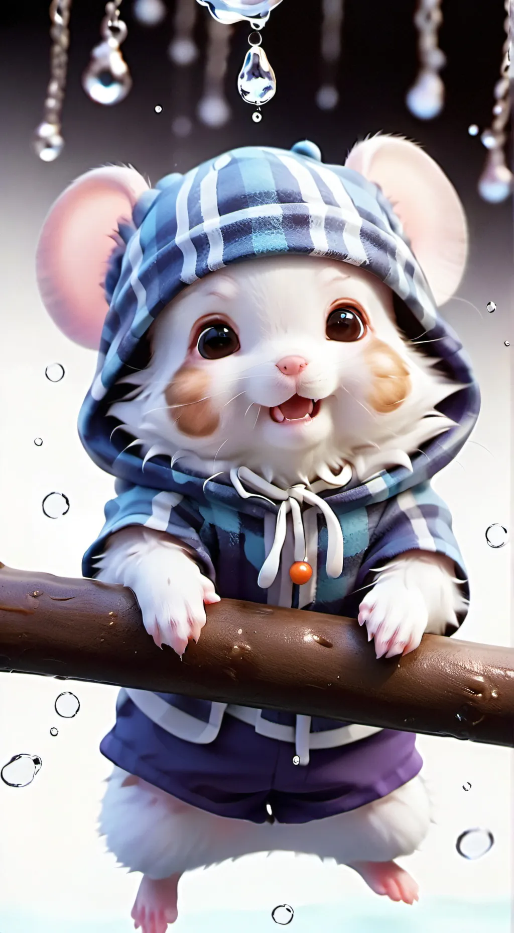 ai character: icy background