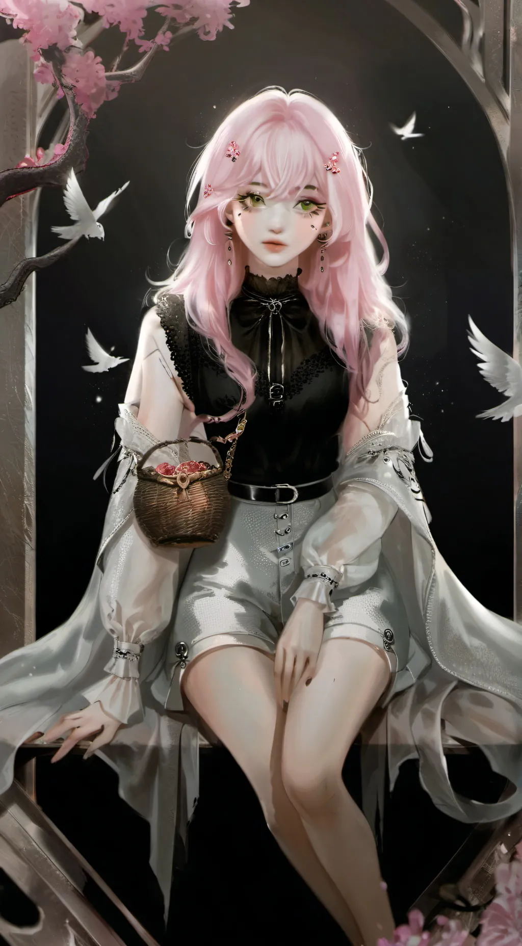 ai character: Floori background