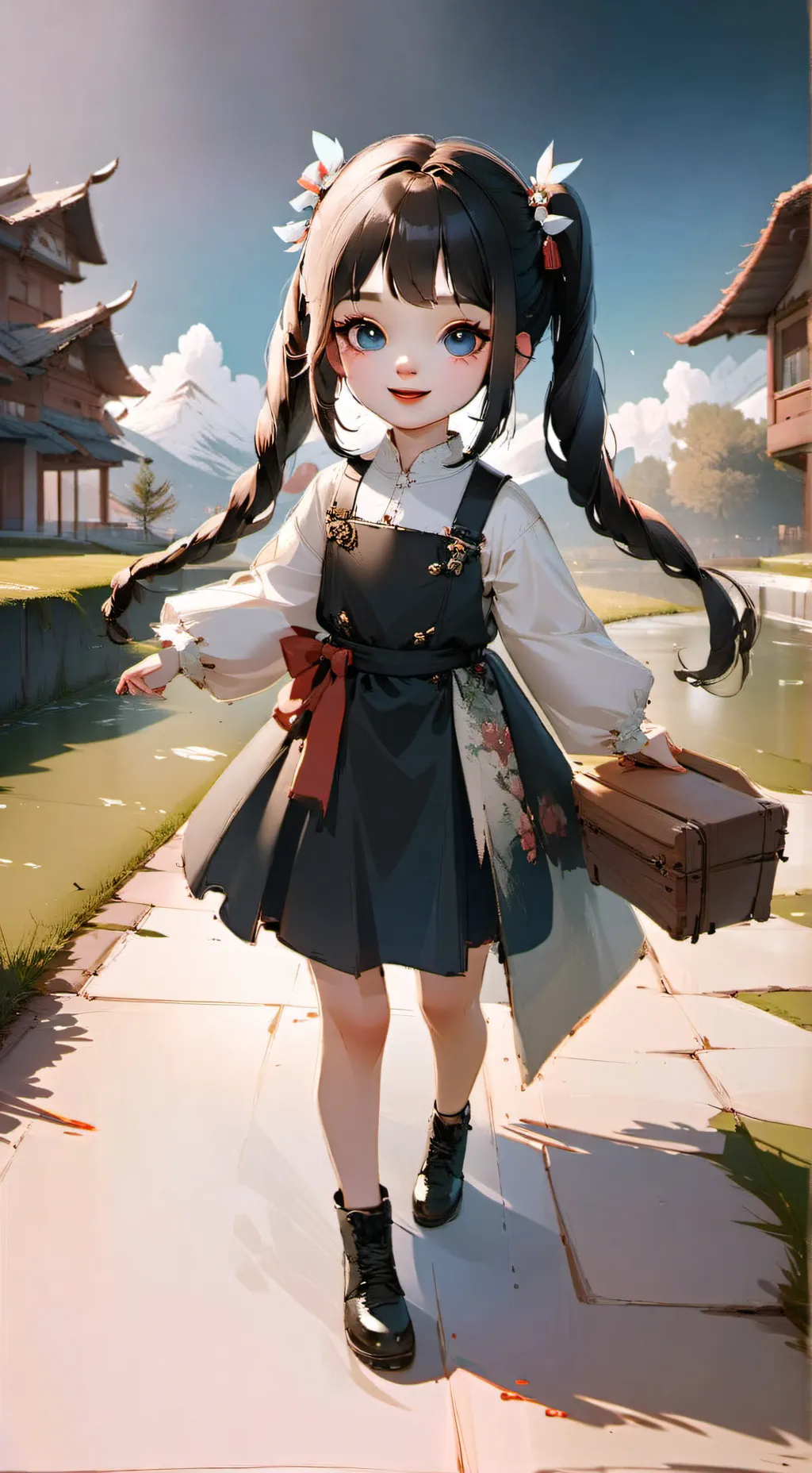ai character: ella background