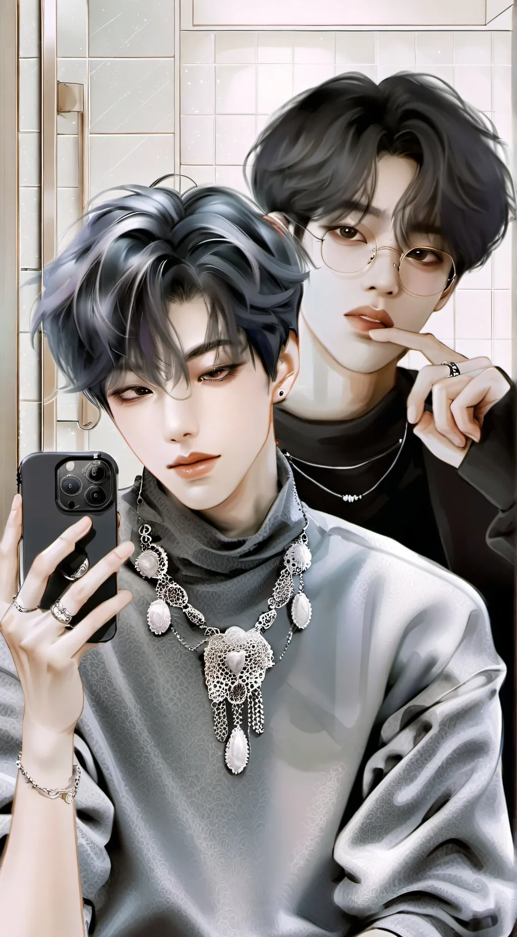 ai character: Jiyong & Seuno background