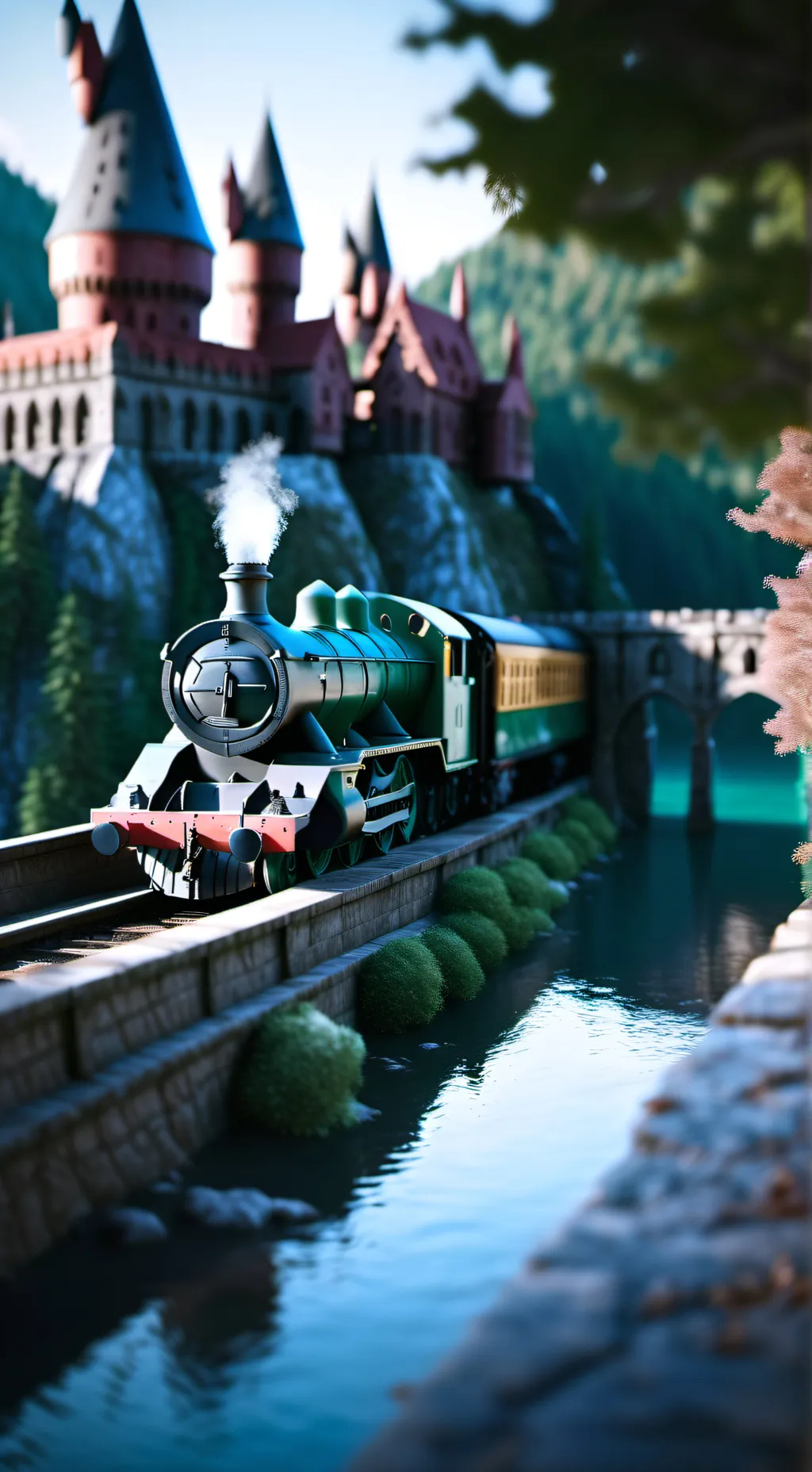 ai character: Estación 9¾ HP background