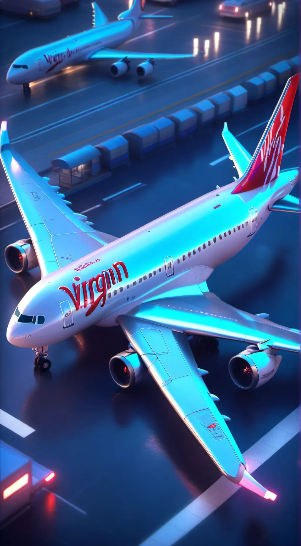 ai character: Small B777 VA background