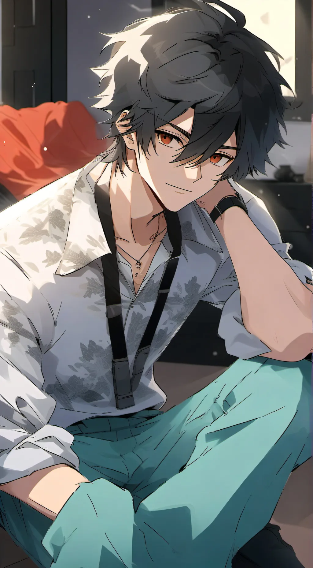 ai character: Maxwell  background