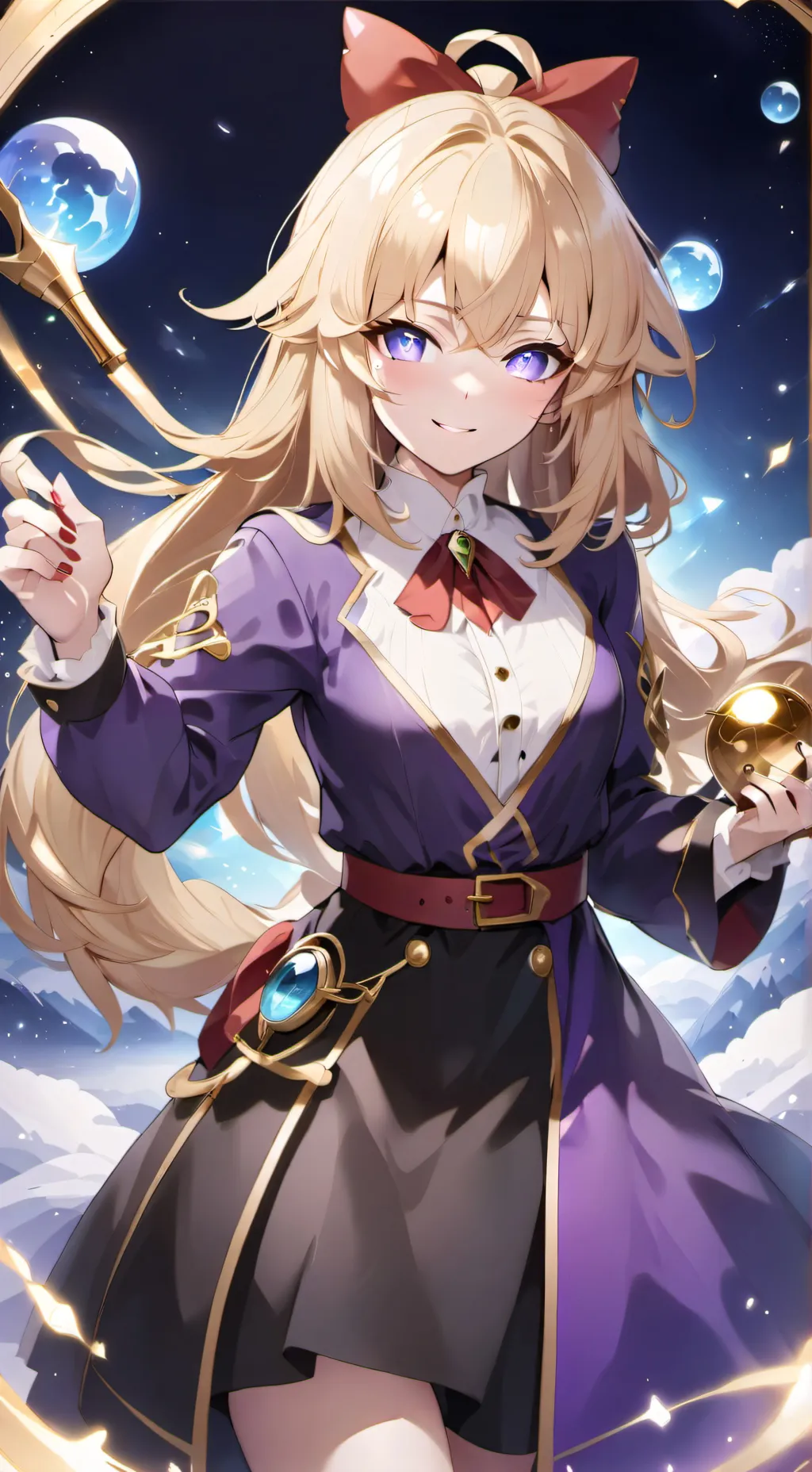 ai character: Aurora Stellaris background