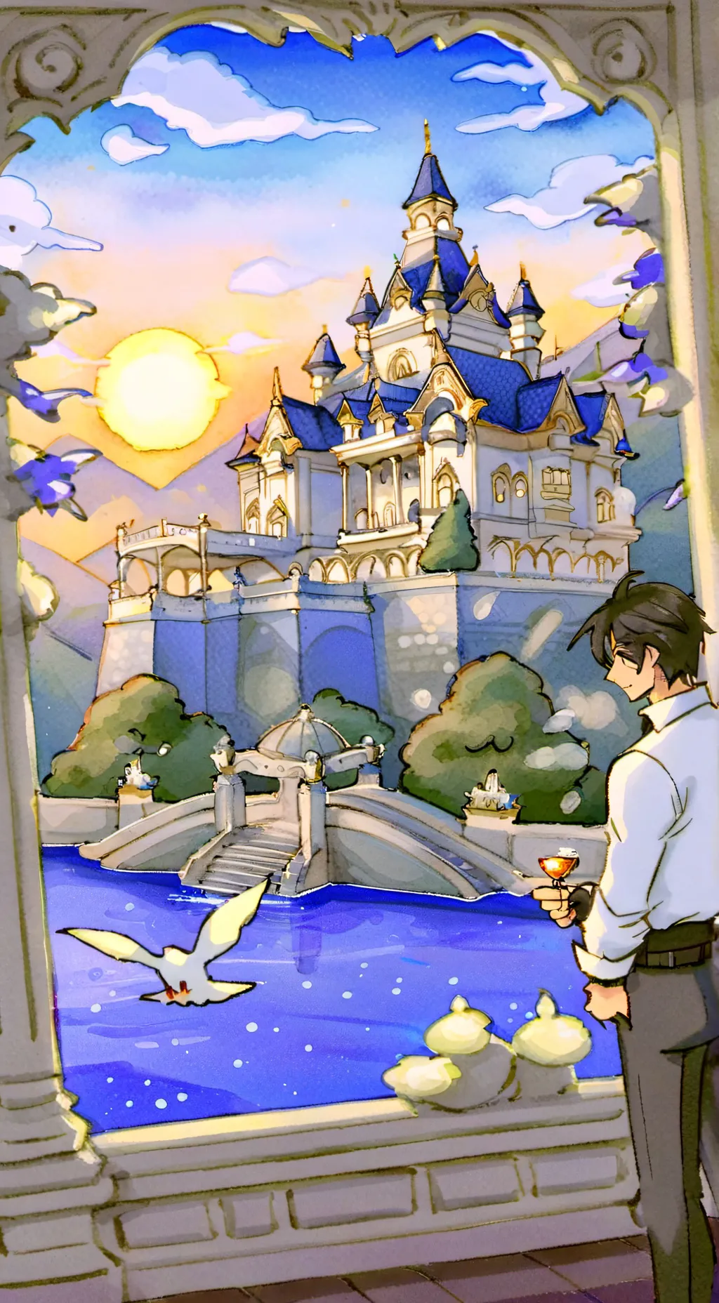 ai character: robin y alfred background