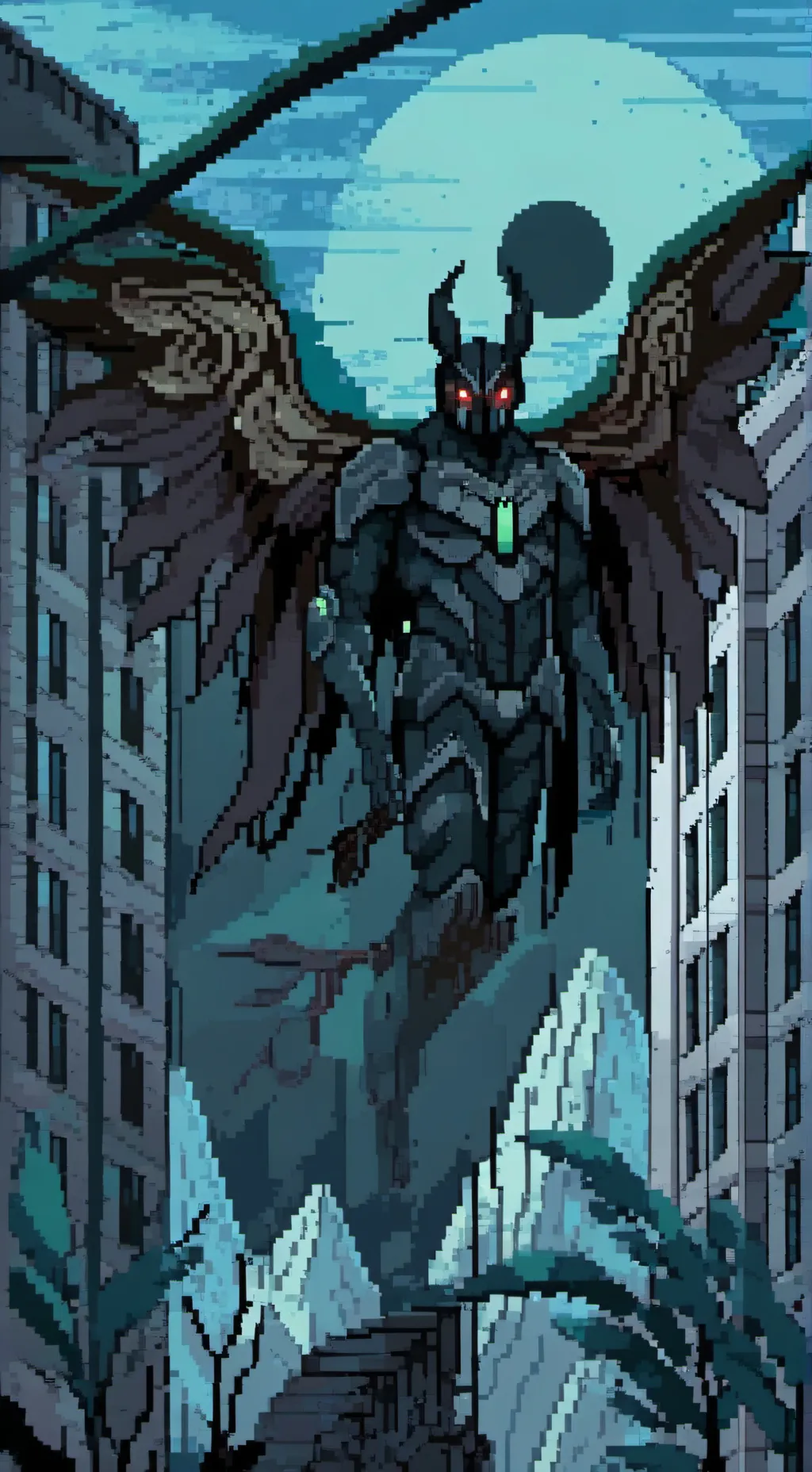 ai character: The MothMan background