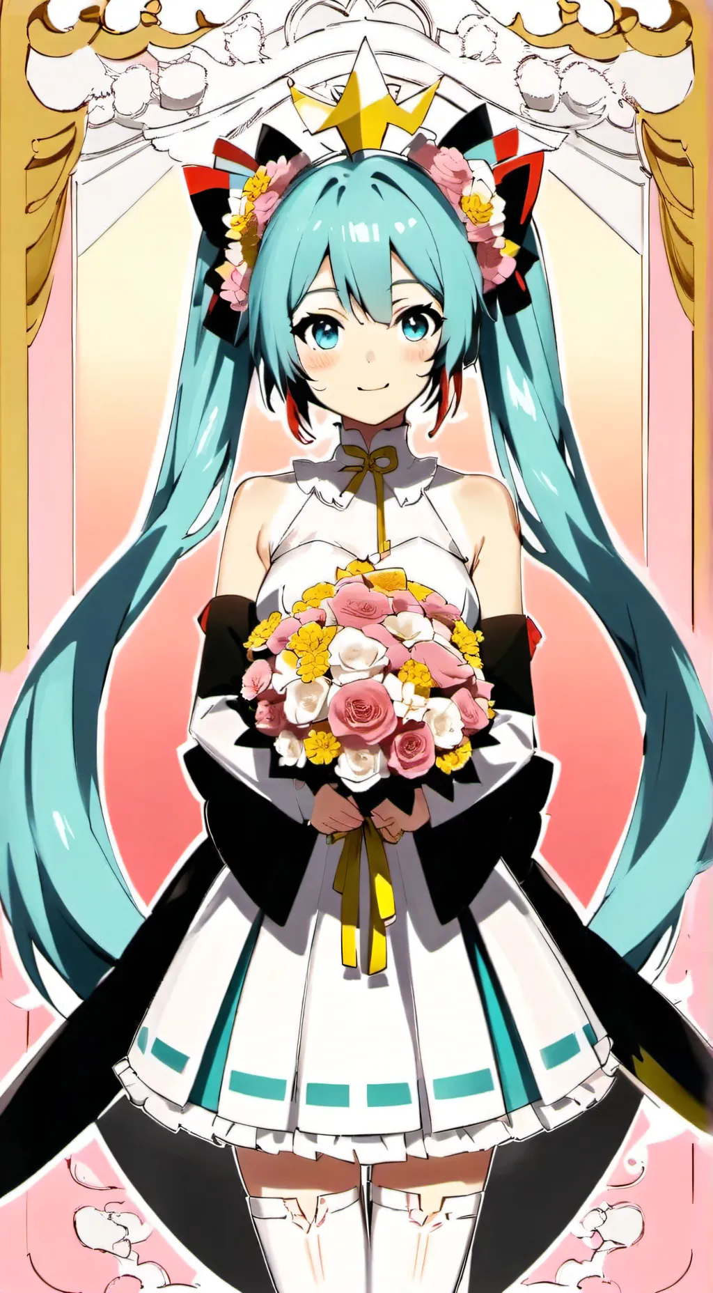 ai character: miku  married  background