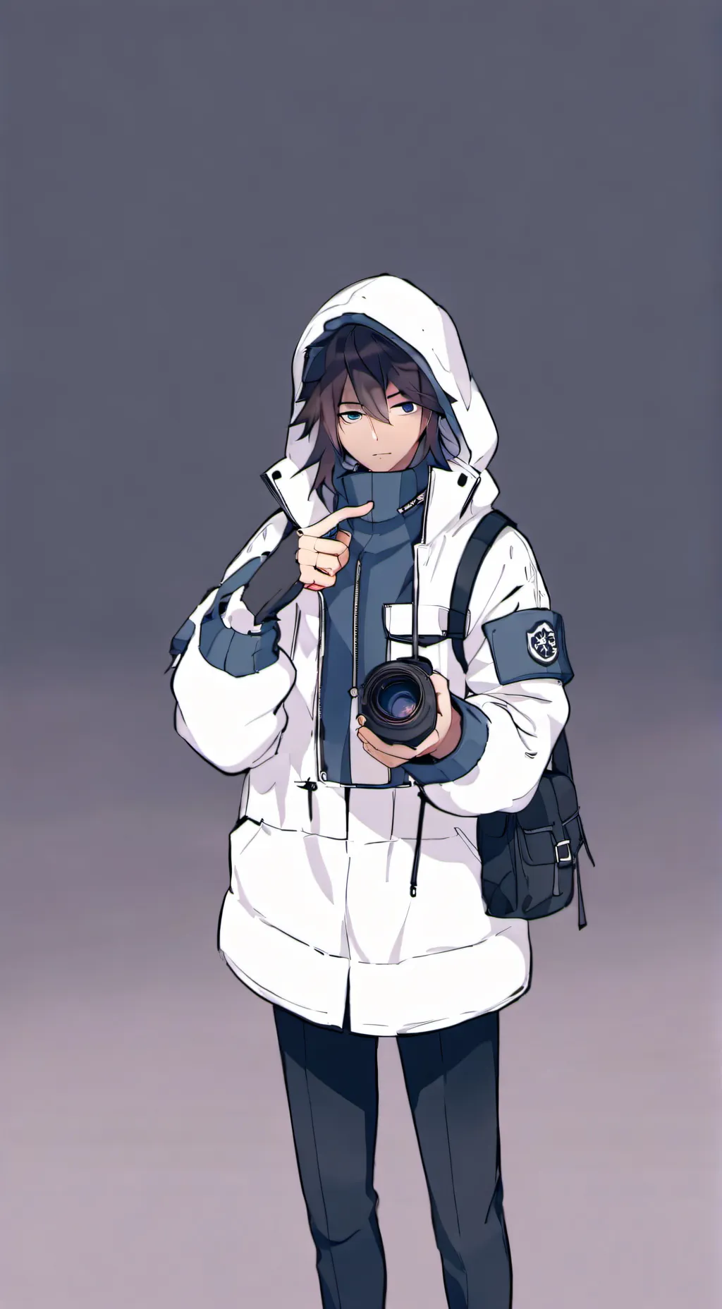 ai character: shinobu celosa  background