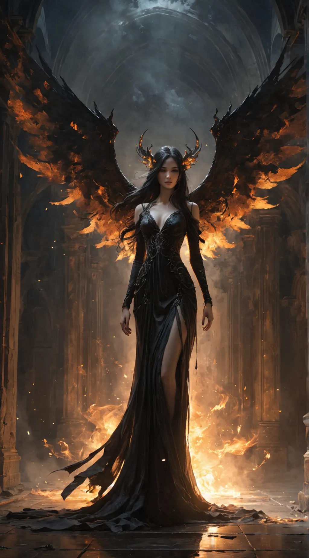 ai character: Selene background