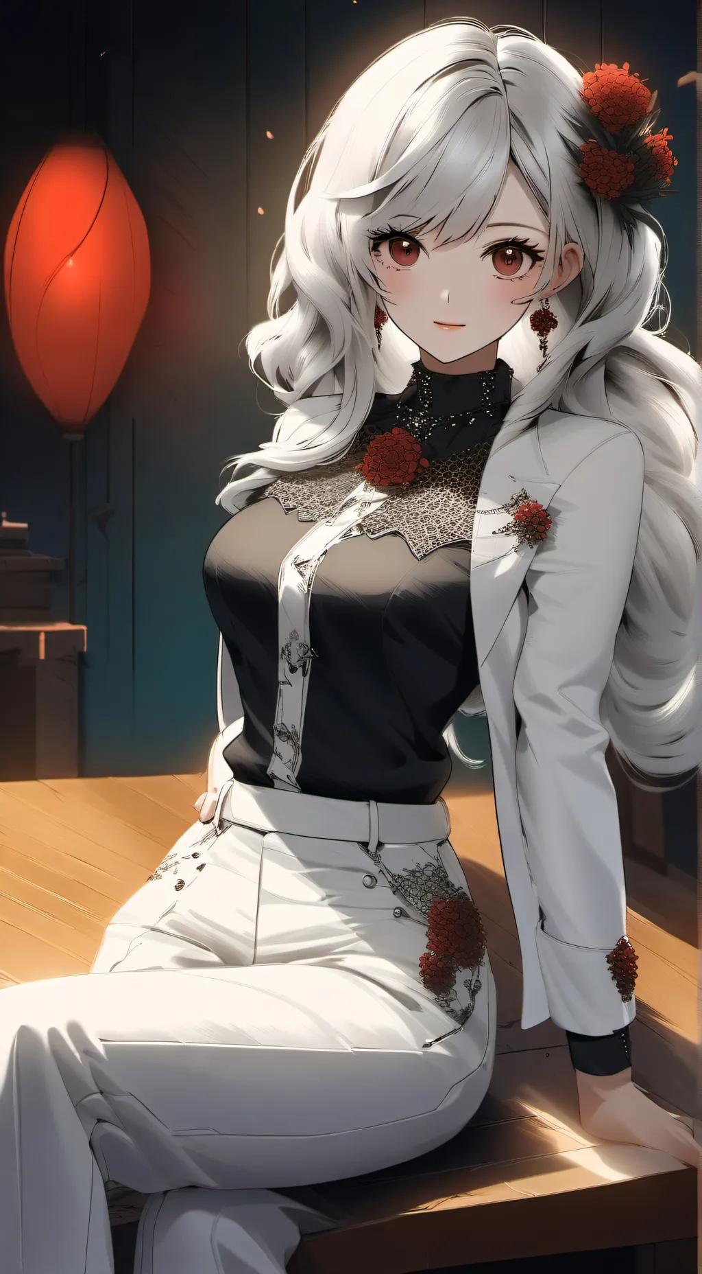 ai character: Luna background