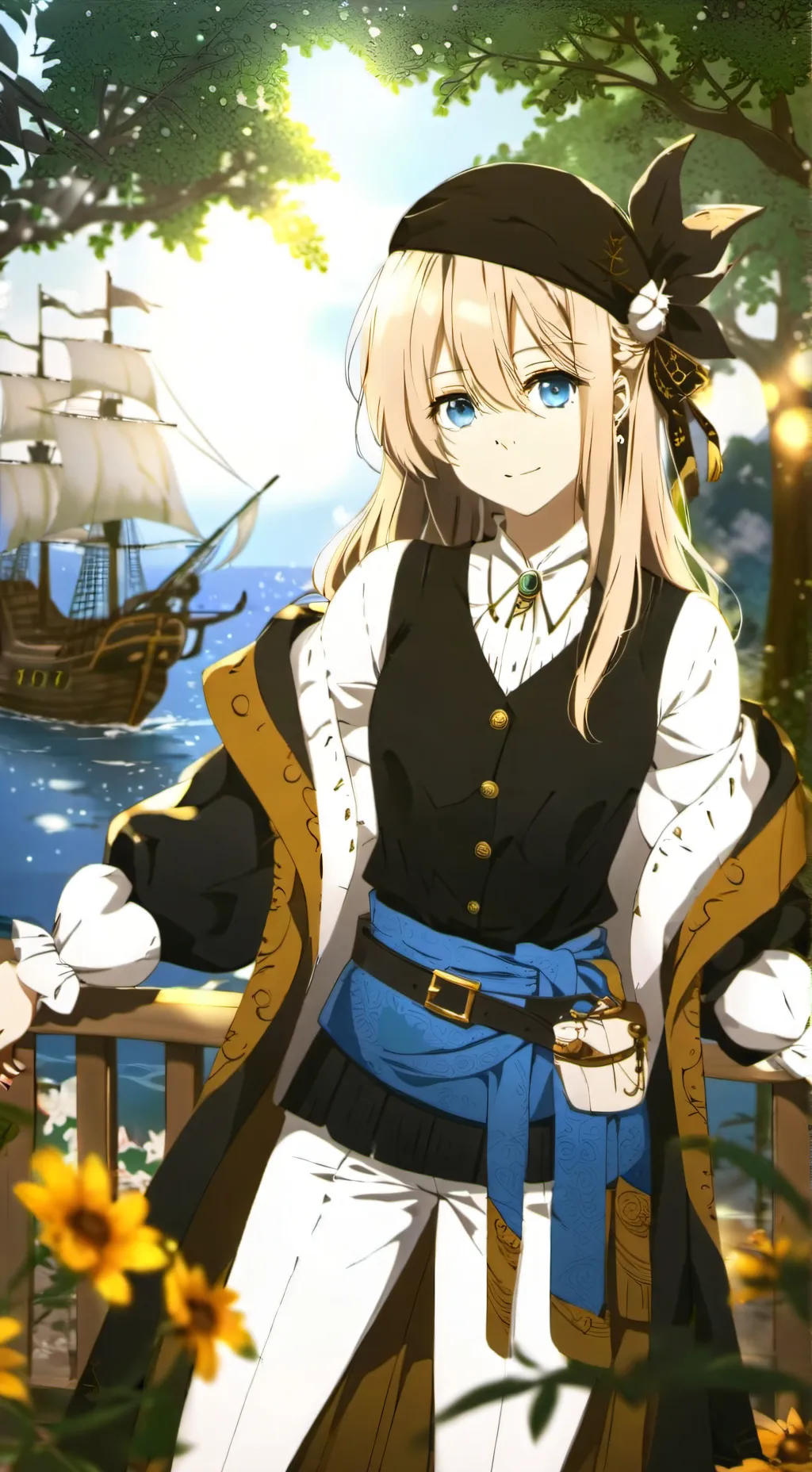 ai character: Lillie  background