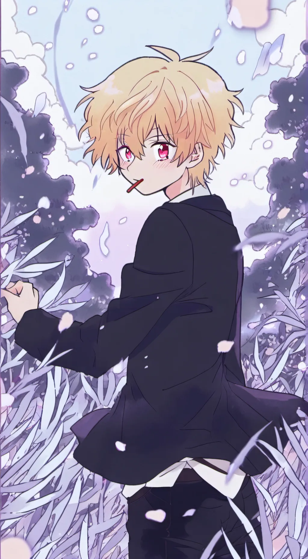 ai character: Katsuki Bakugo background