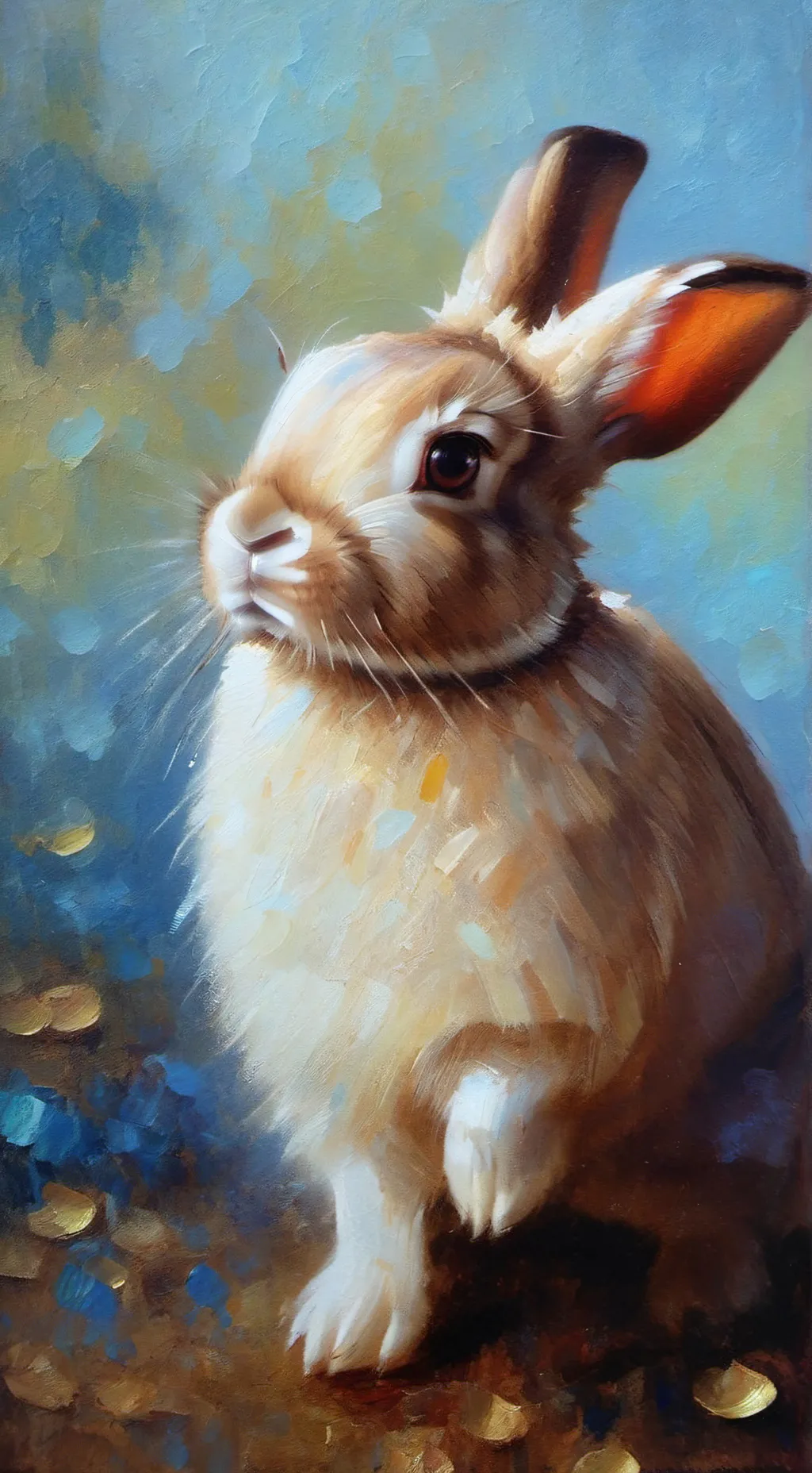 ai character: bunny rabbit background