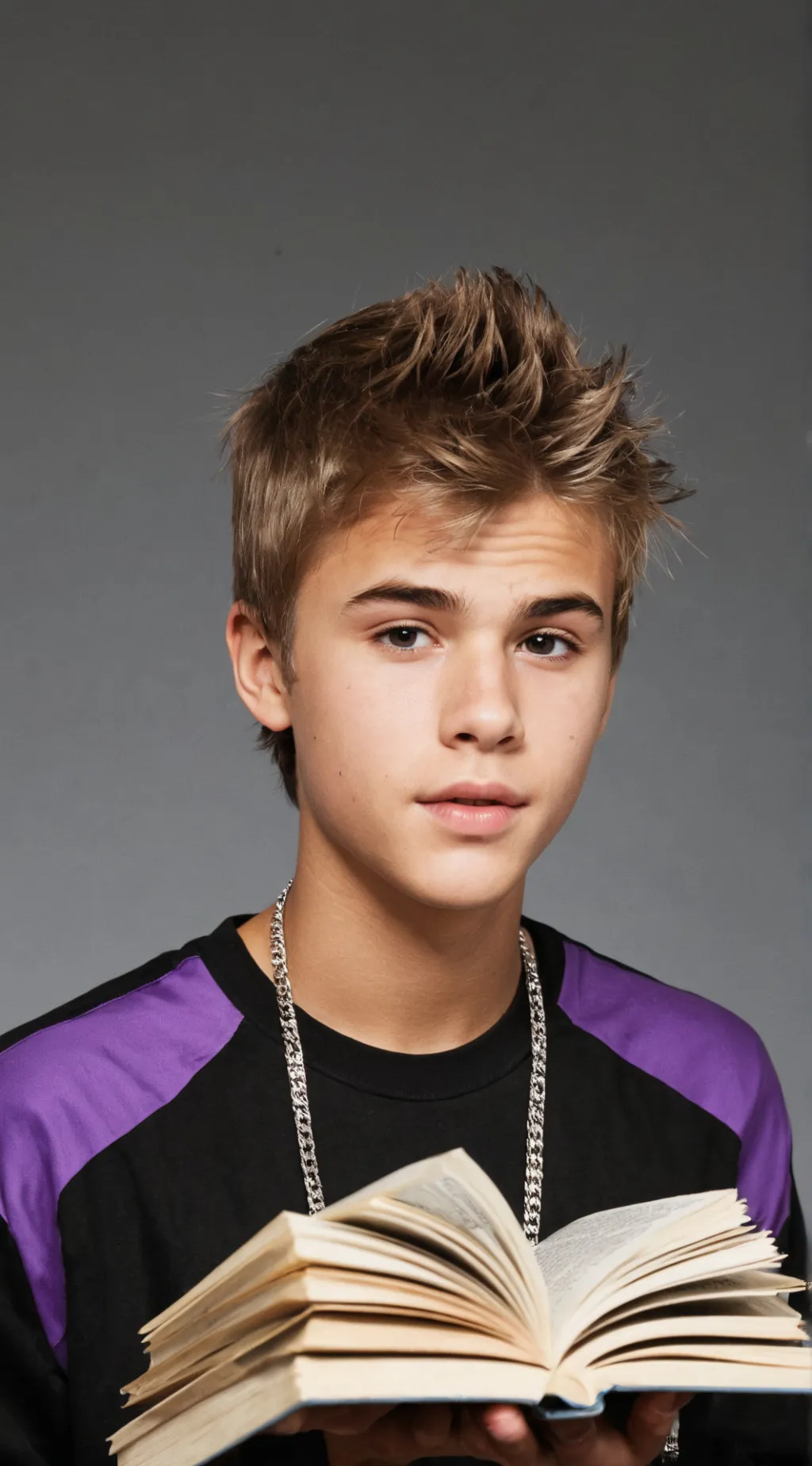 ai character: Dustin Bieber background