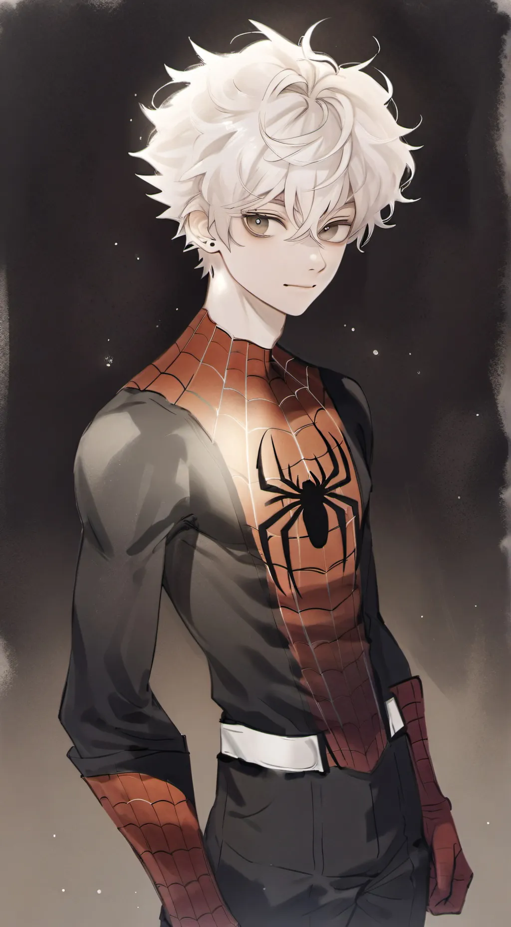 ai character: 🕸️baku spiderman🕸️ background