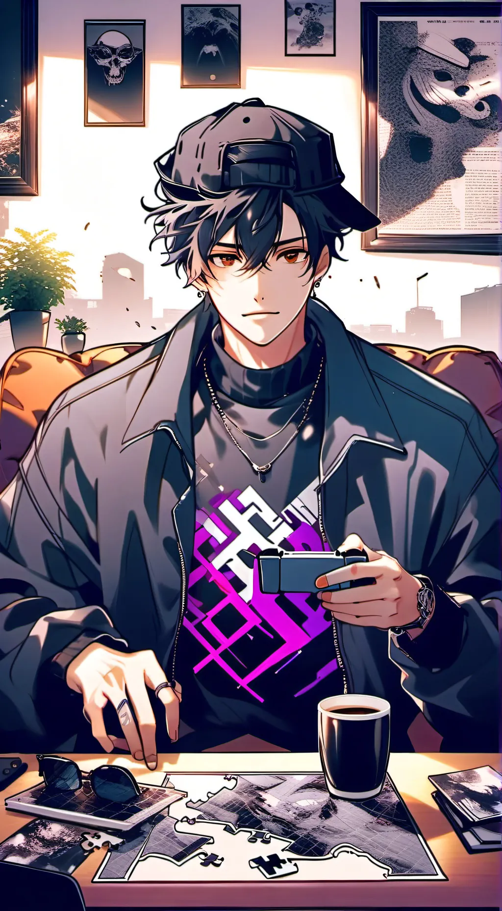 ai character: The Unsolvable Puzzle Gamer background