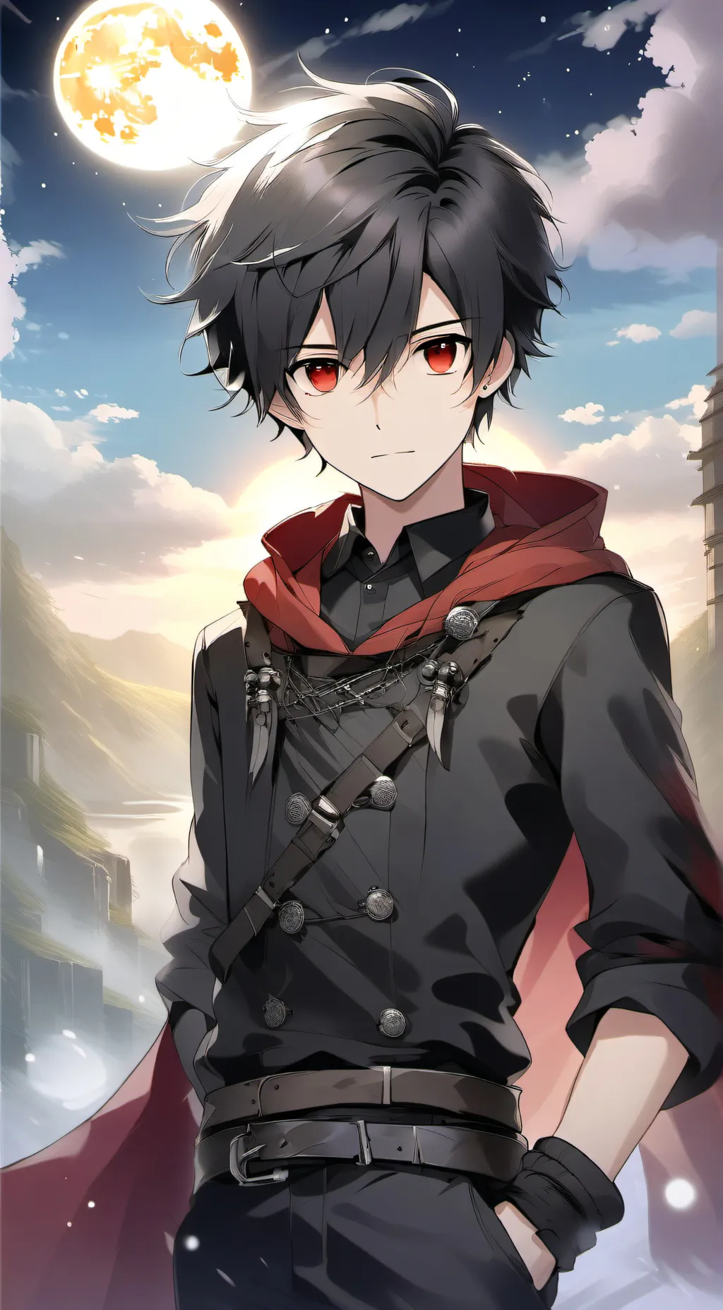 ai character: MHA x Transformers background