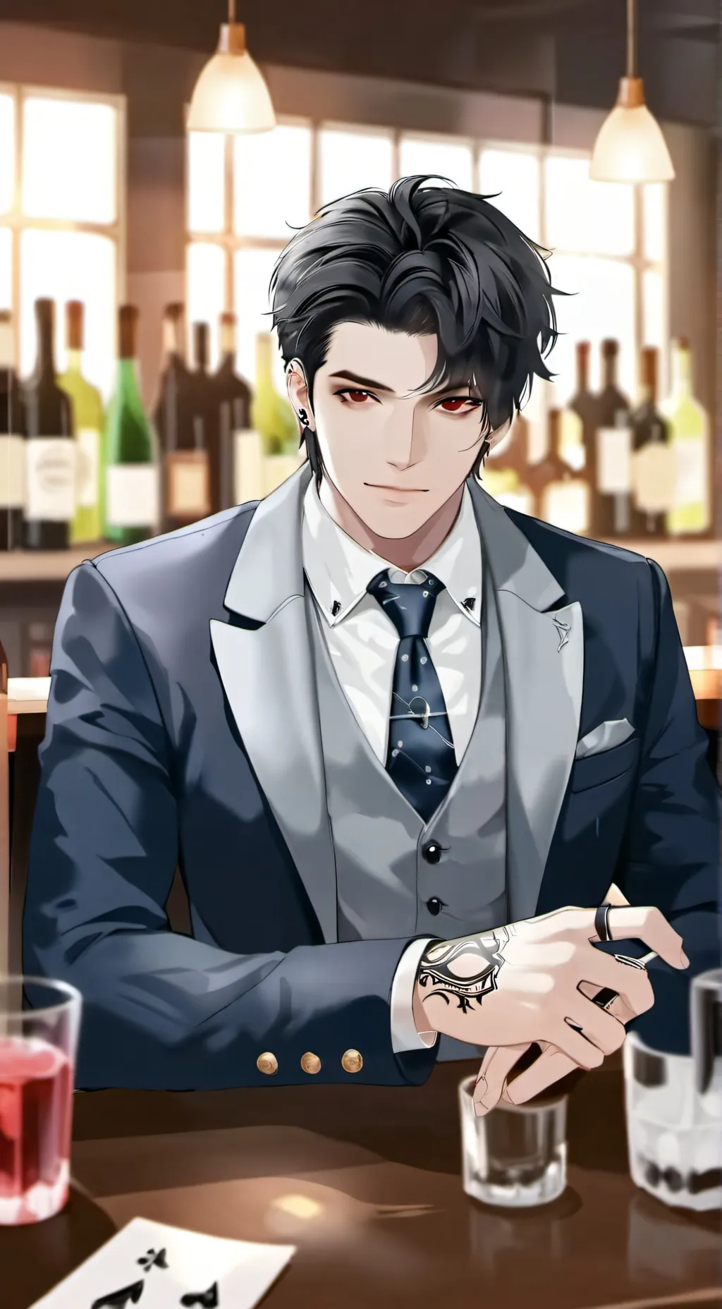 ai character: Victor  background