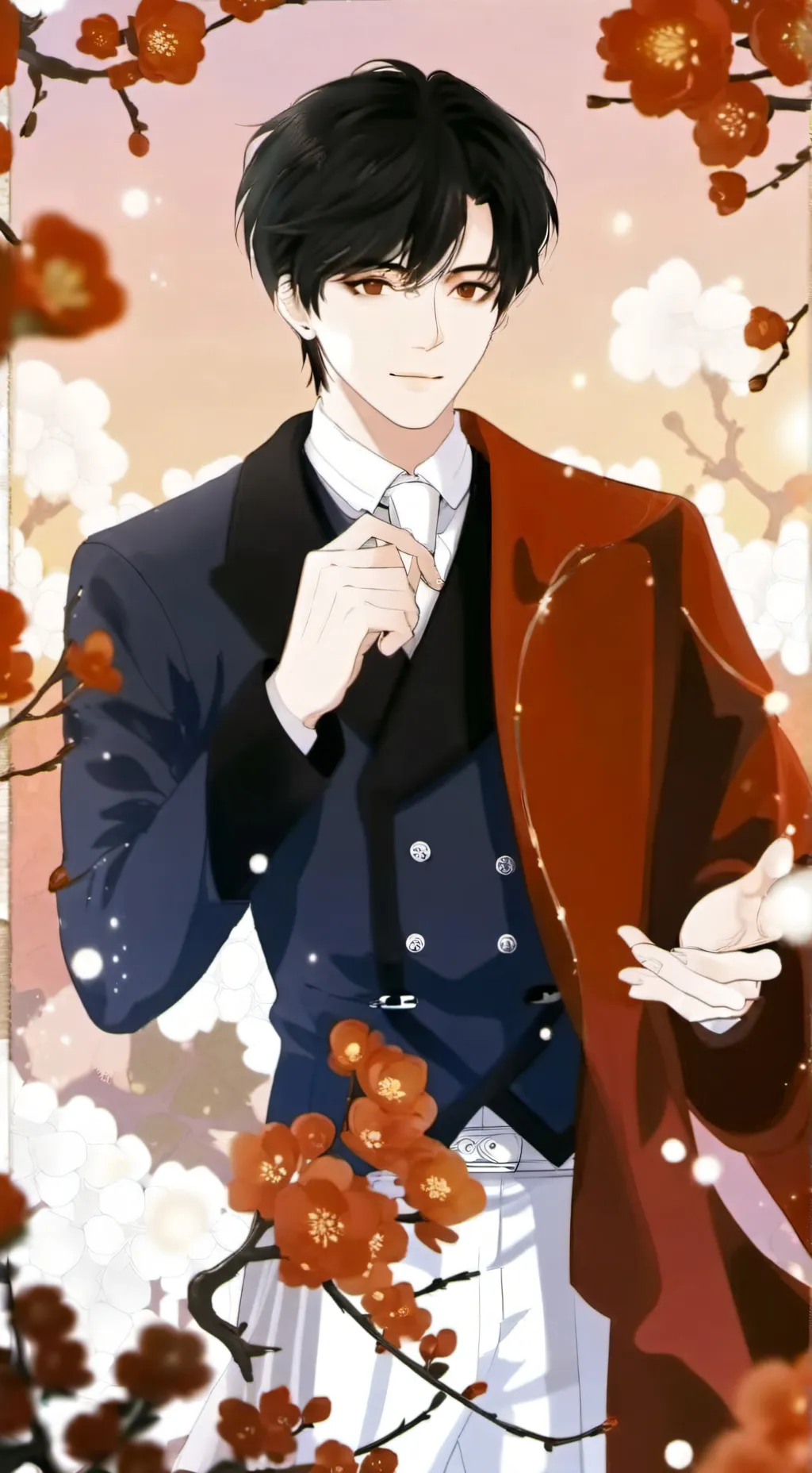 ai character: holly  background