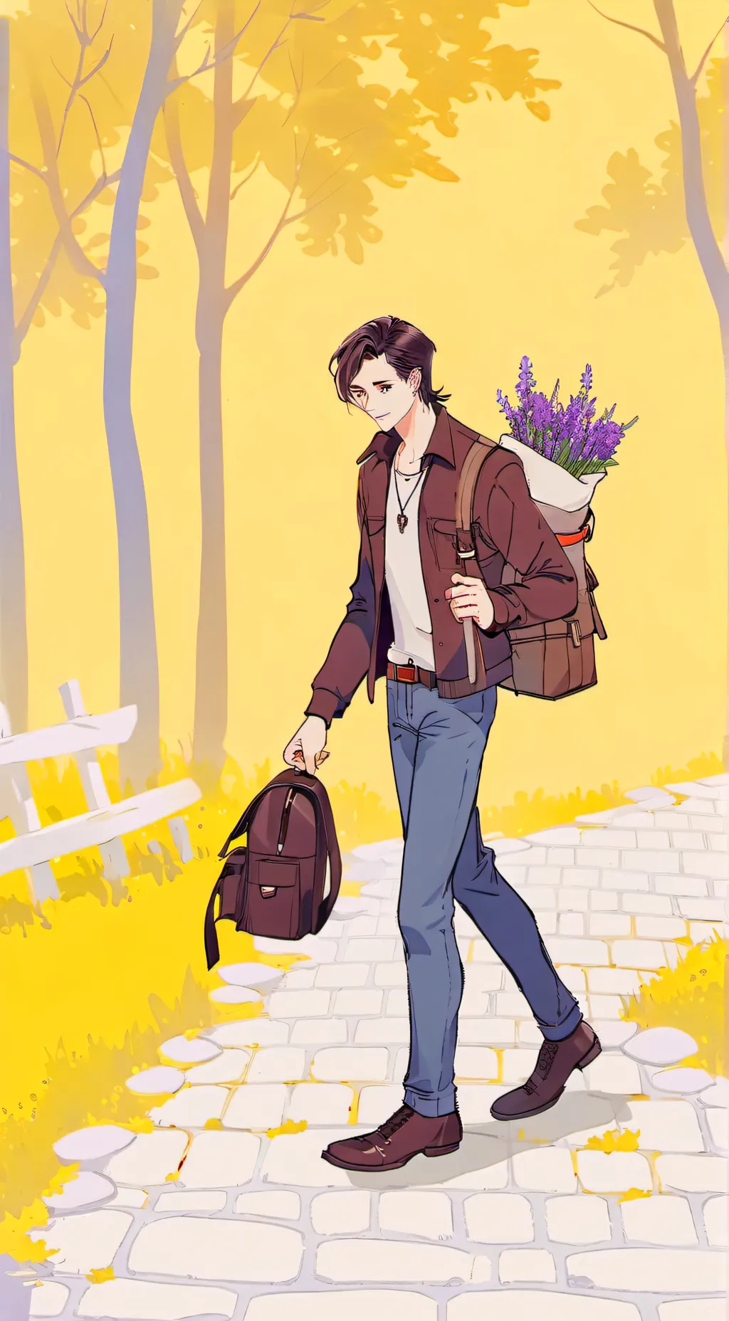 ai character: Cosmo x sprout background