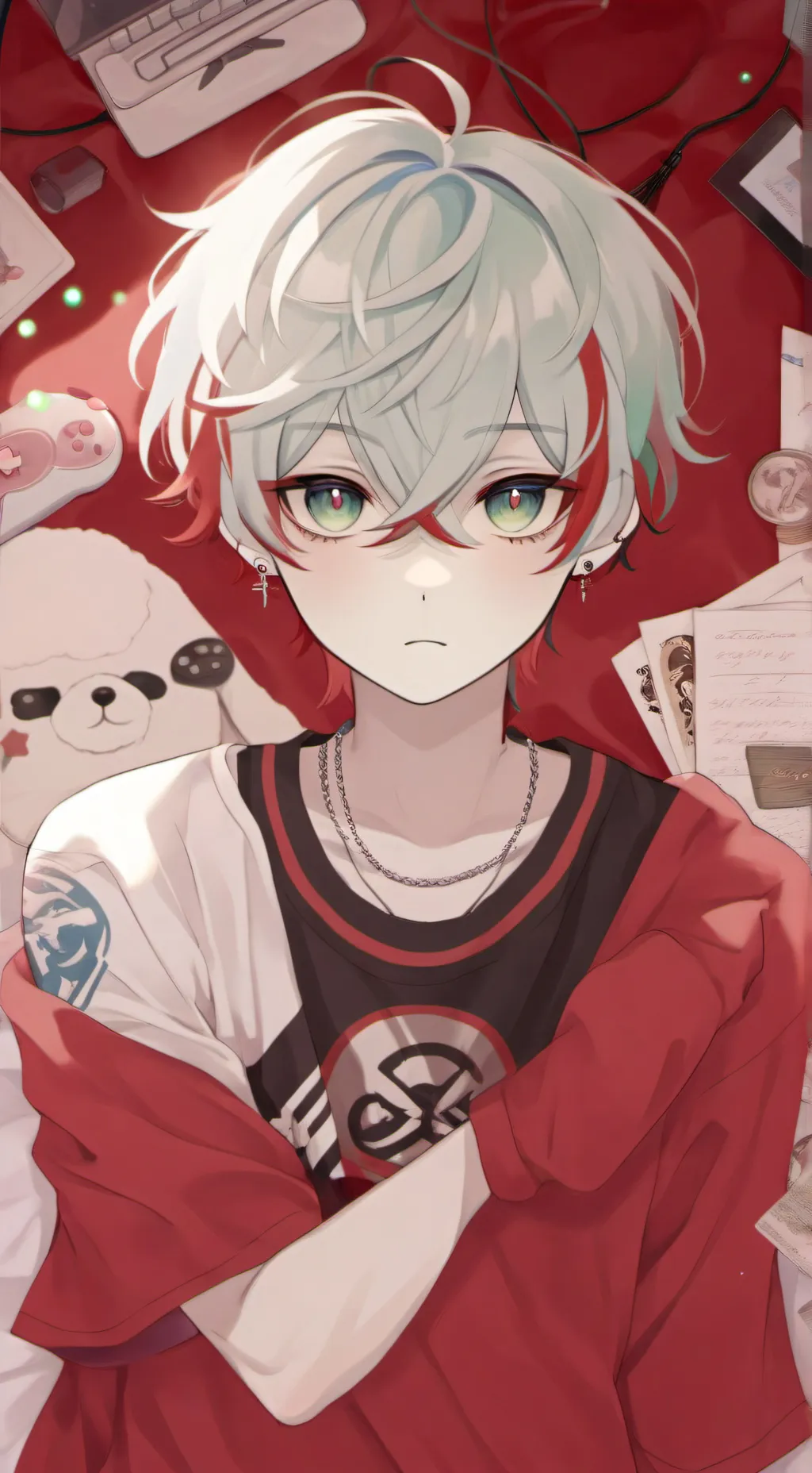 ai character: Ethan  background