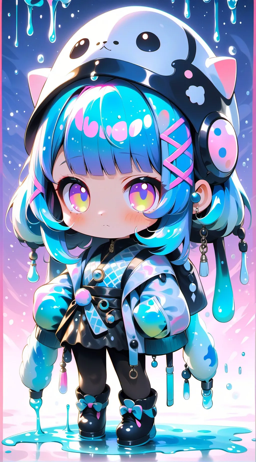 ai character: A Bloated Neko background