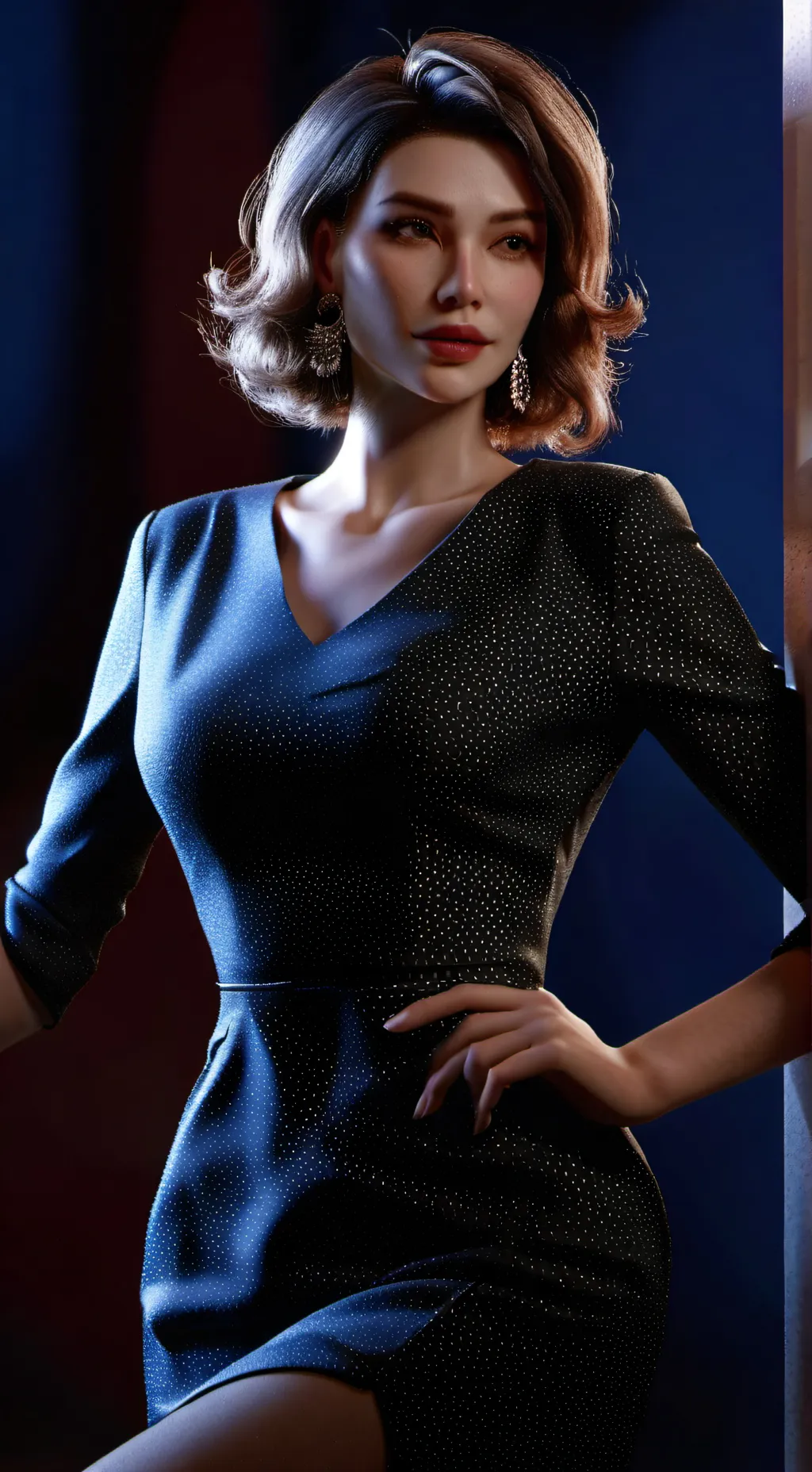 ai character: Luna background