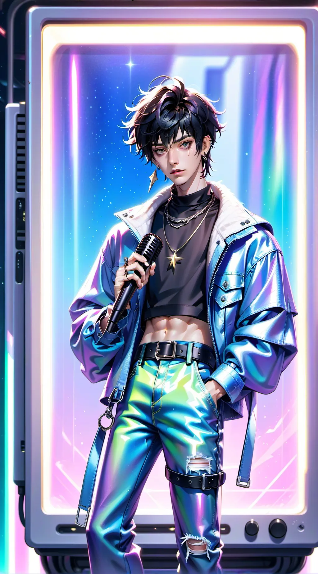ai character: Rick background