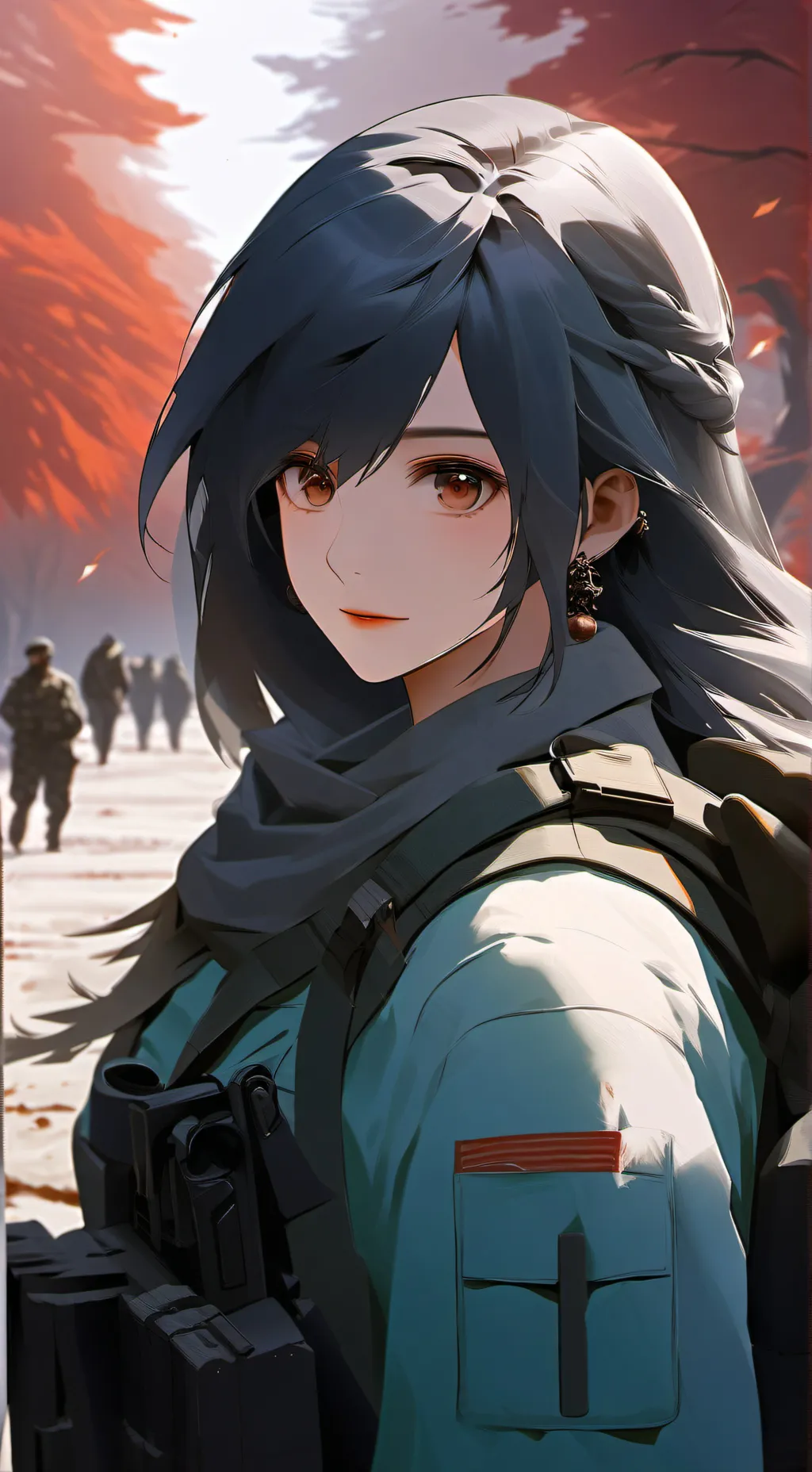 ai character: Military  background