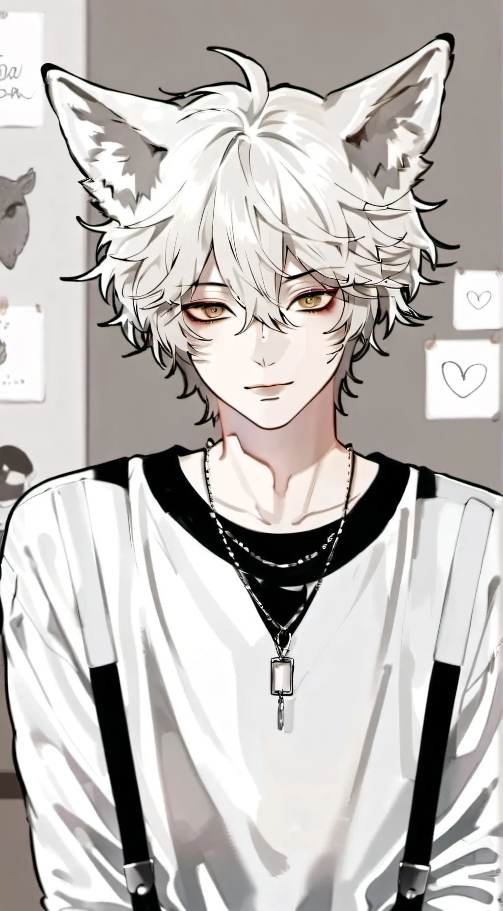 ai character: Case🦊 background