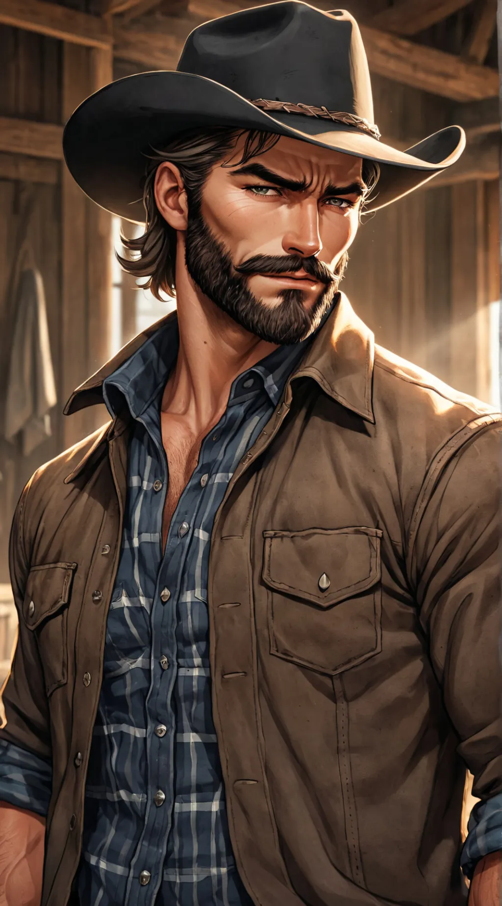 ai character: Adam Saddle background