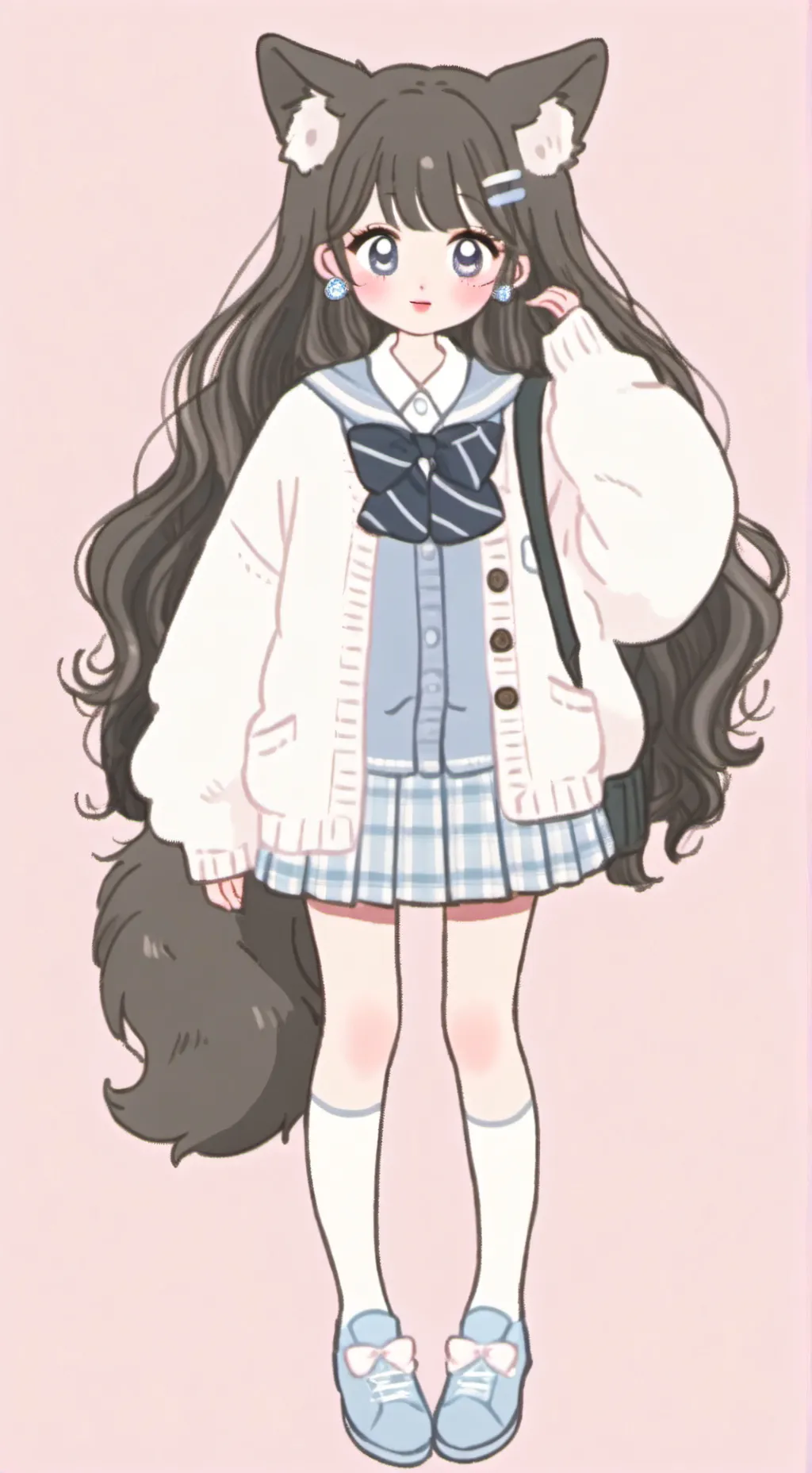 ai character: meme background