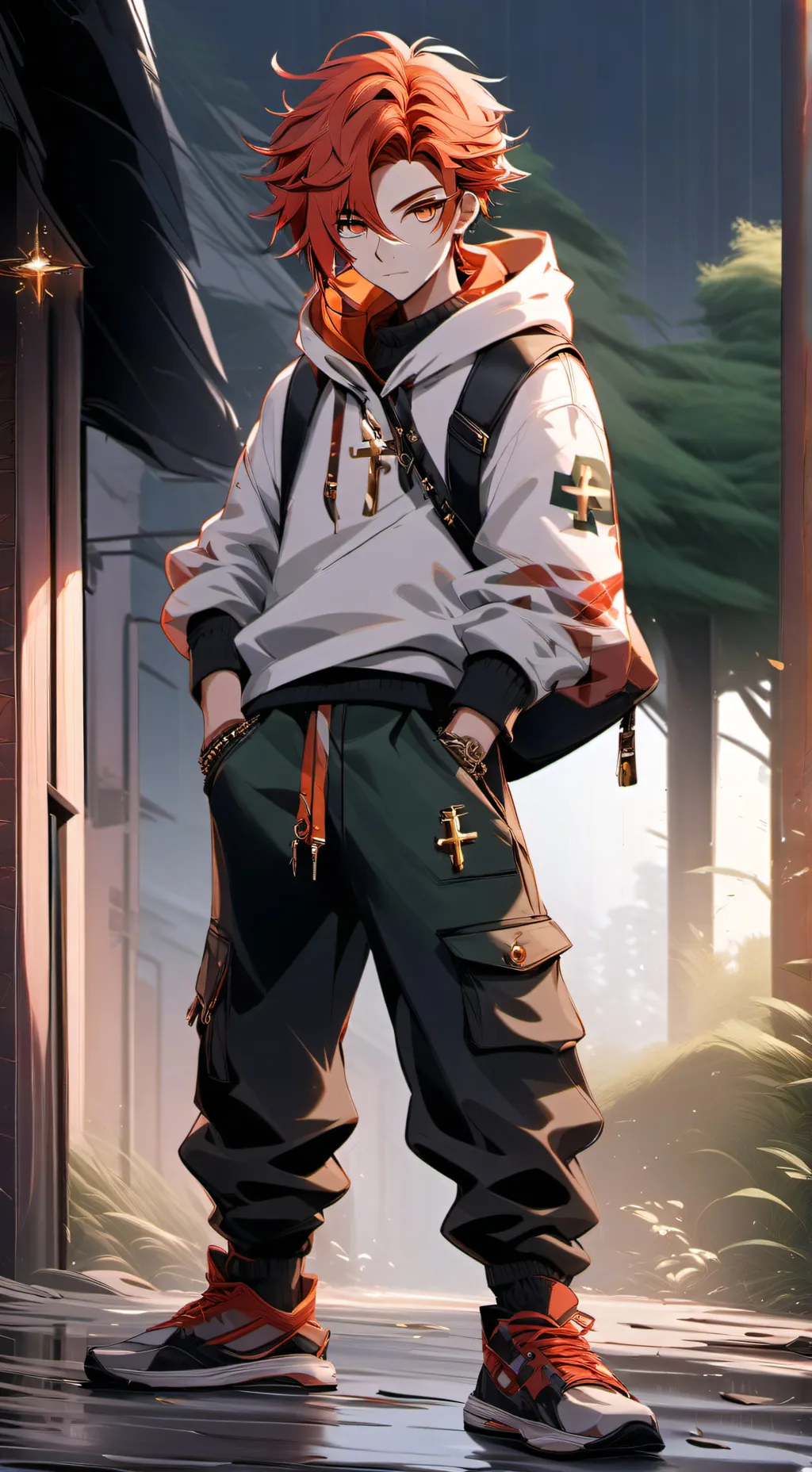 ai character: phoenix background