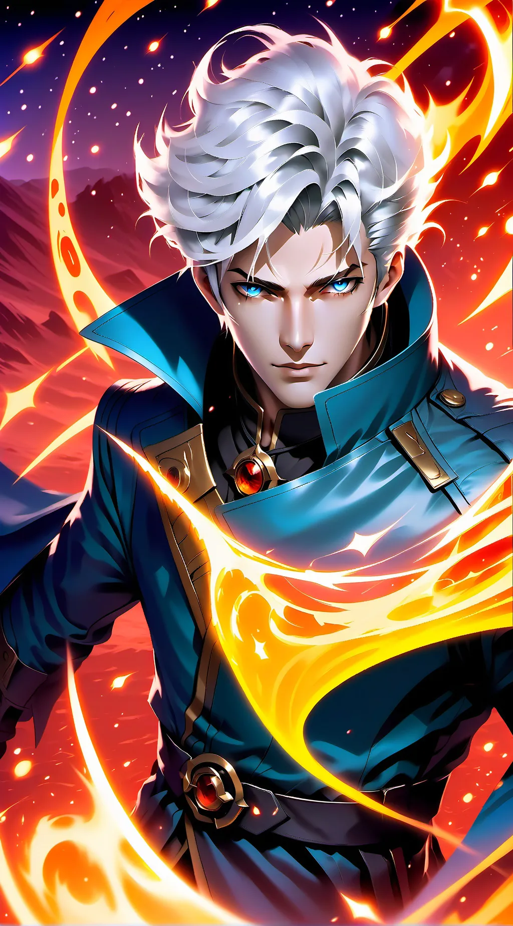 ai character: Gojo Satoru background