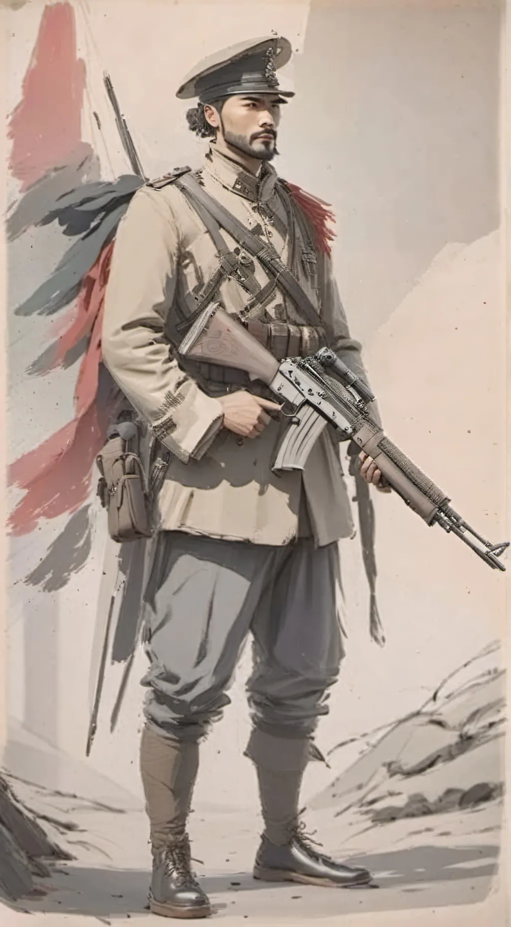 ai character: Makarov/task force background
