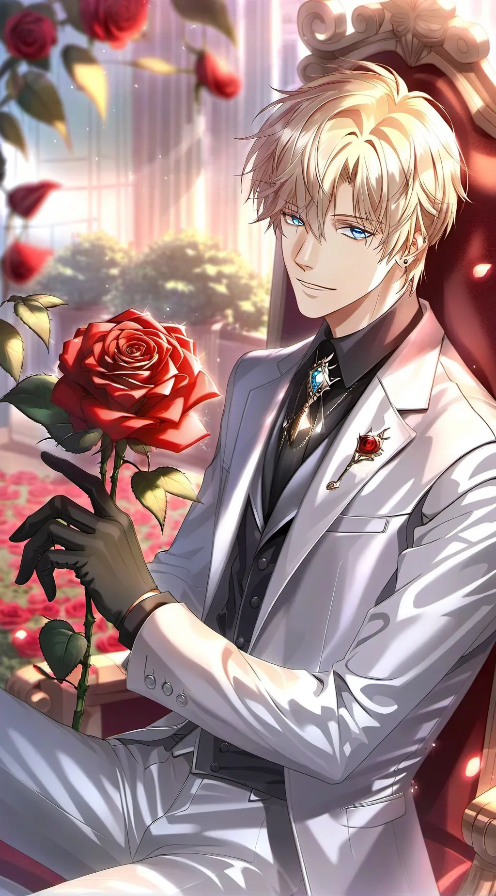 ai character: Xavier  background
