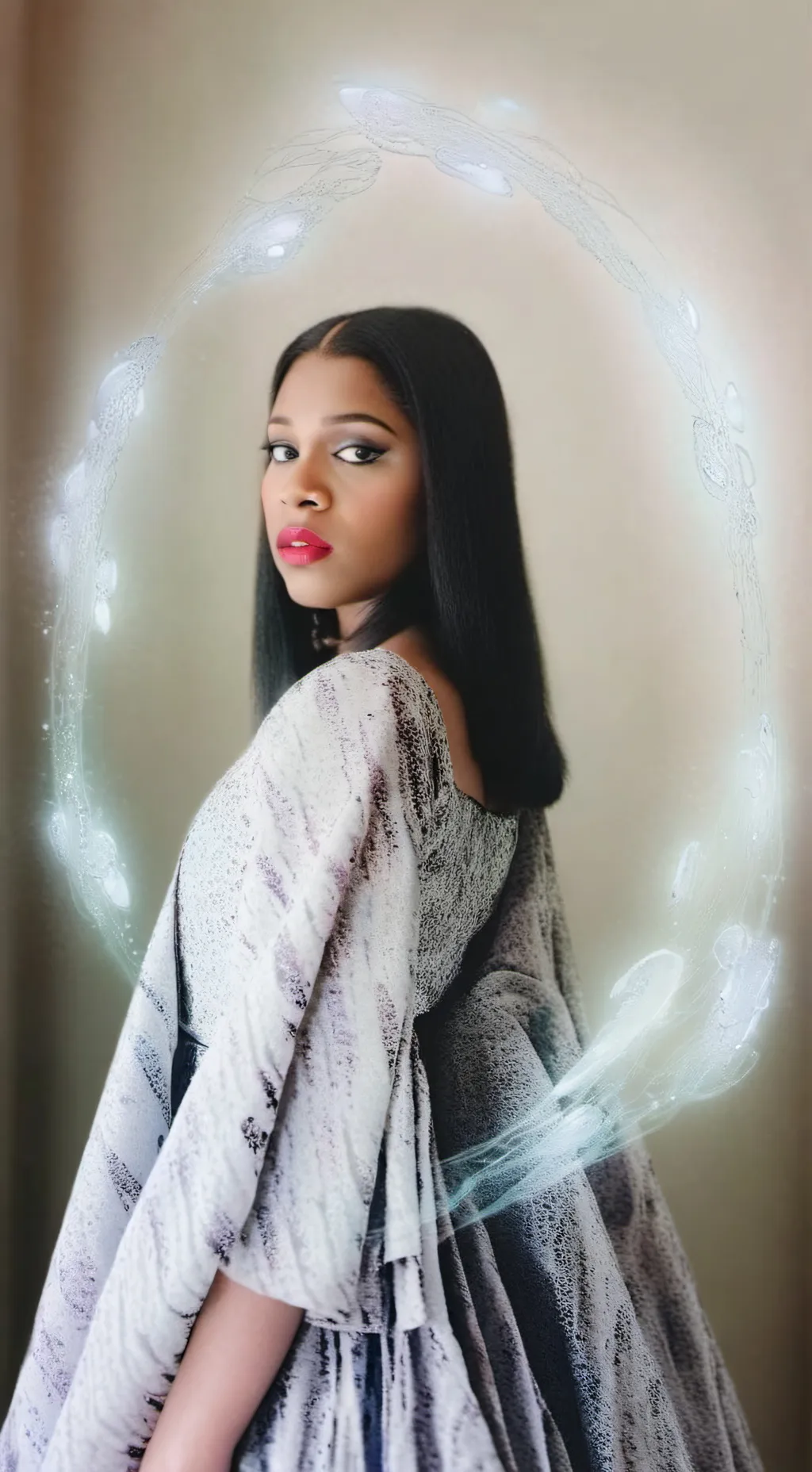 ai character: Morgan Kelley Thigpen background