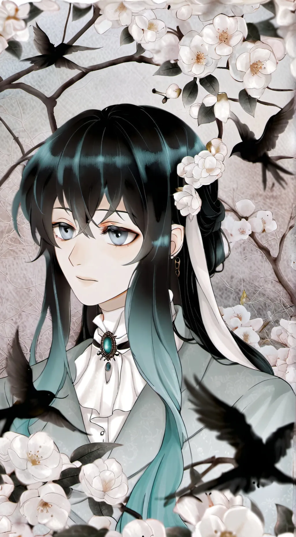 ai character: Muichiro's dead💔 background