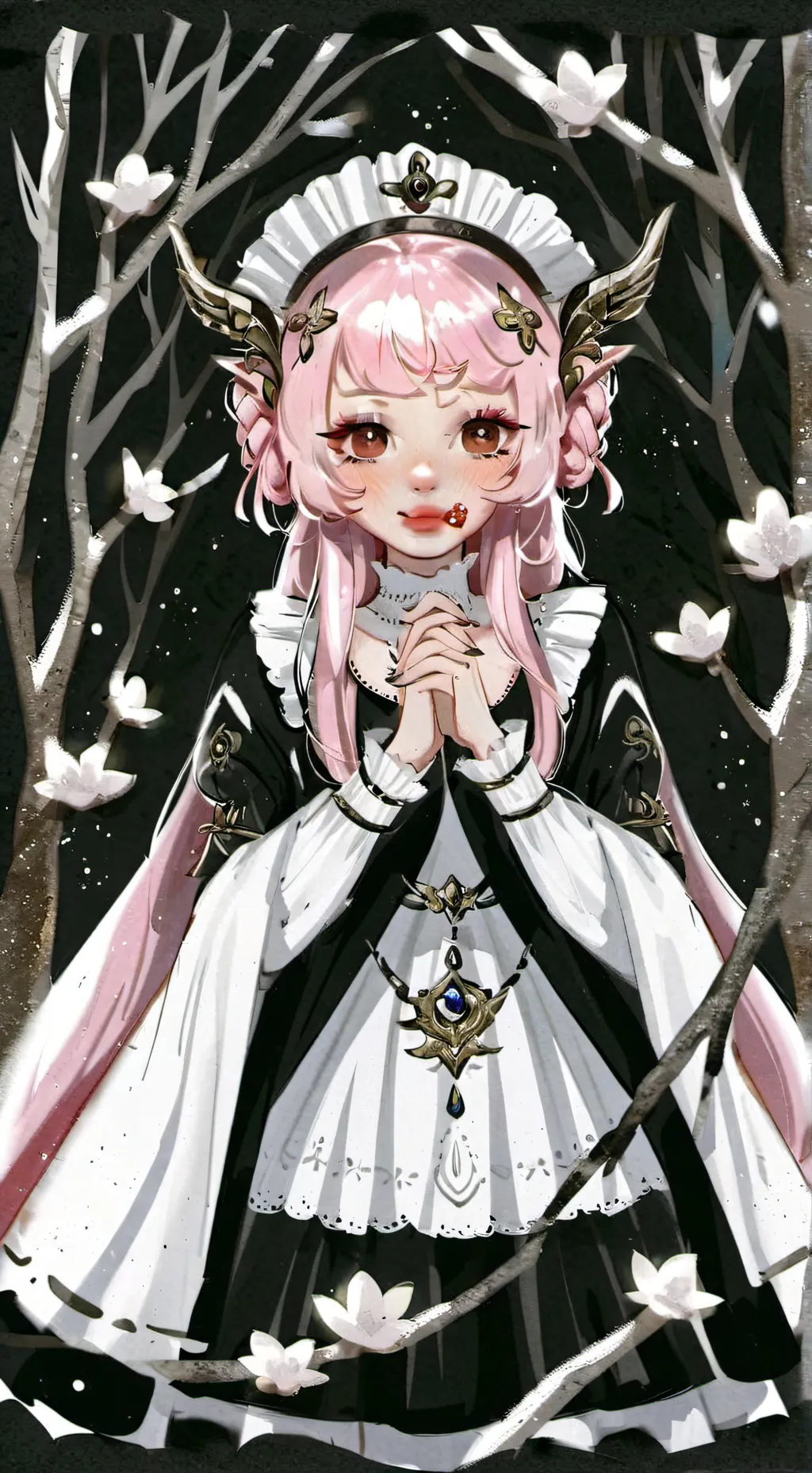 ai character: scary baboon background