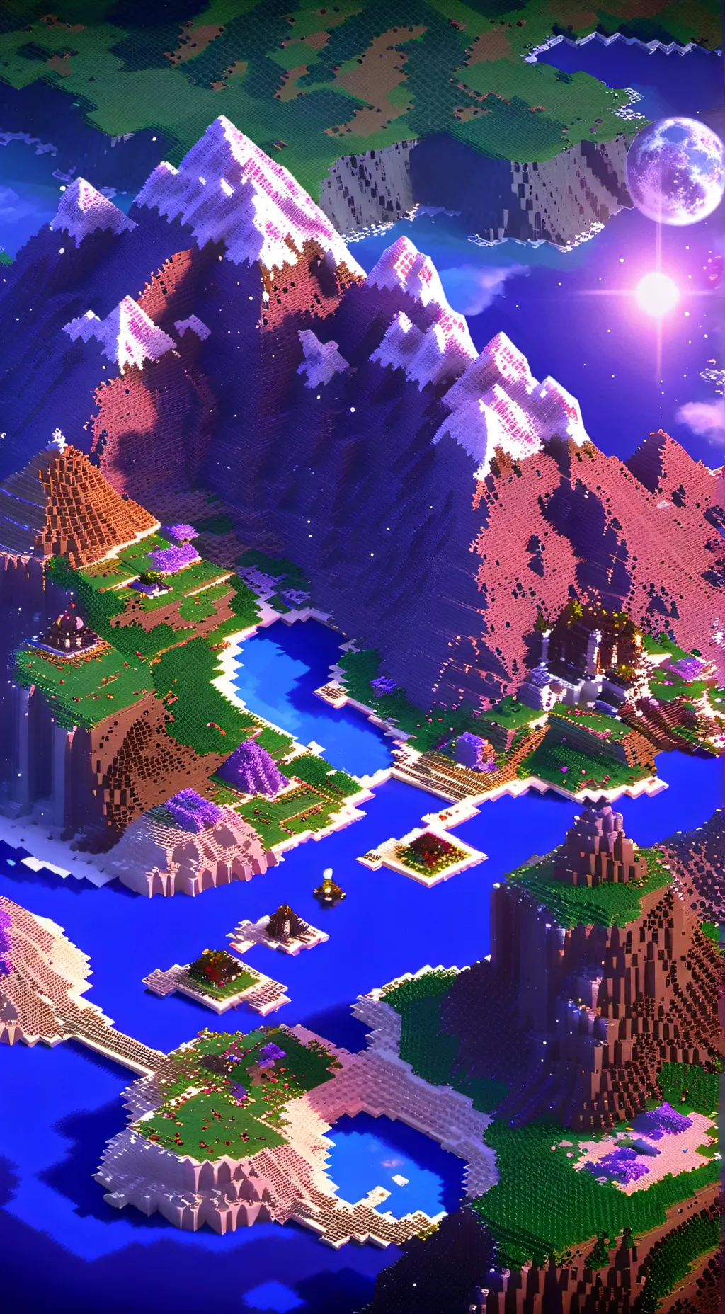 ai character: dw Minecraft  background