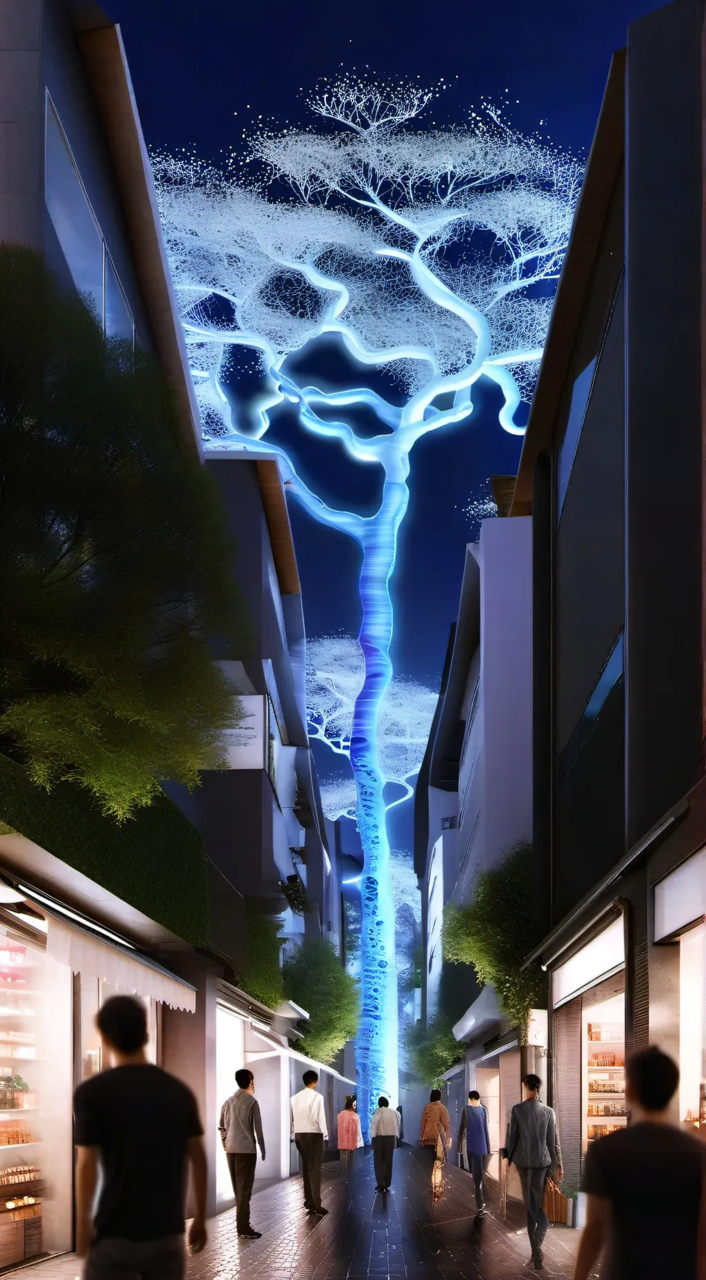 ai character: Titan tv woman  background