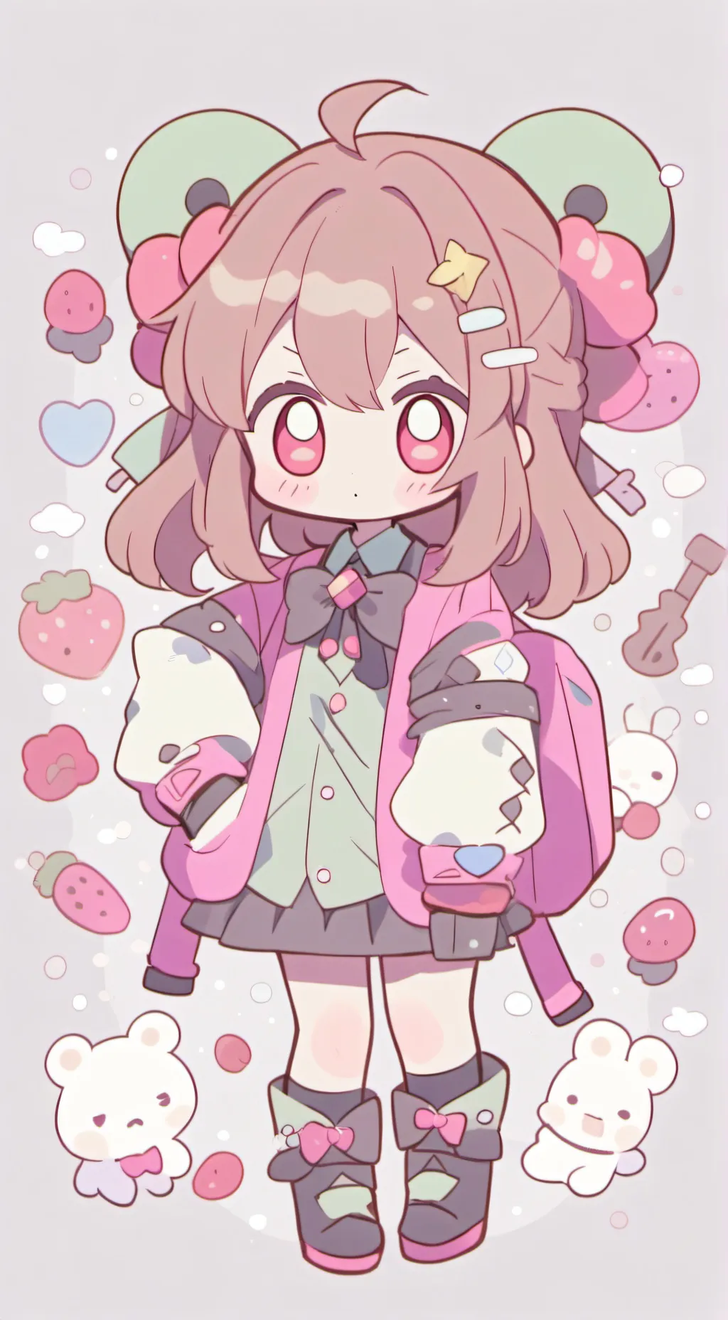 ai character: Sprunki annoyed background