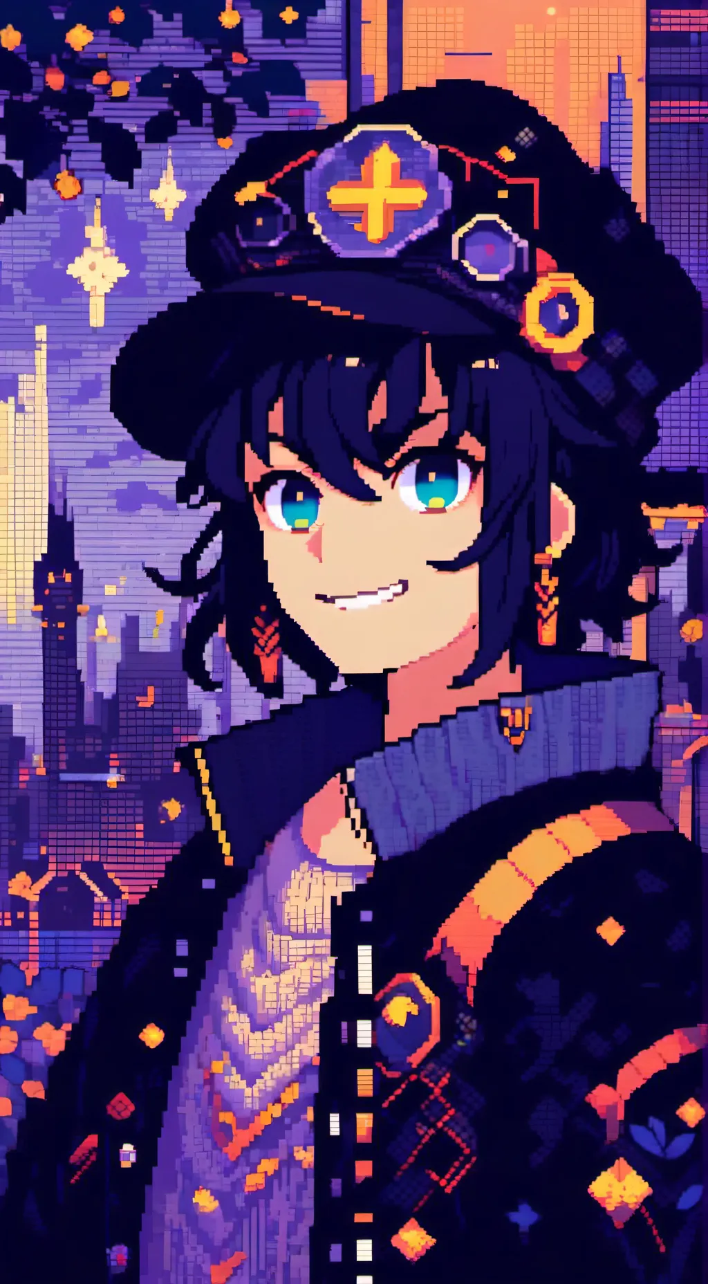 ai character: Inosuke inquieto background