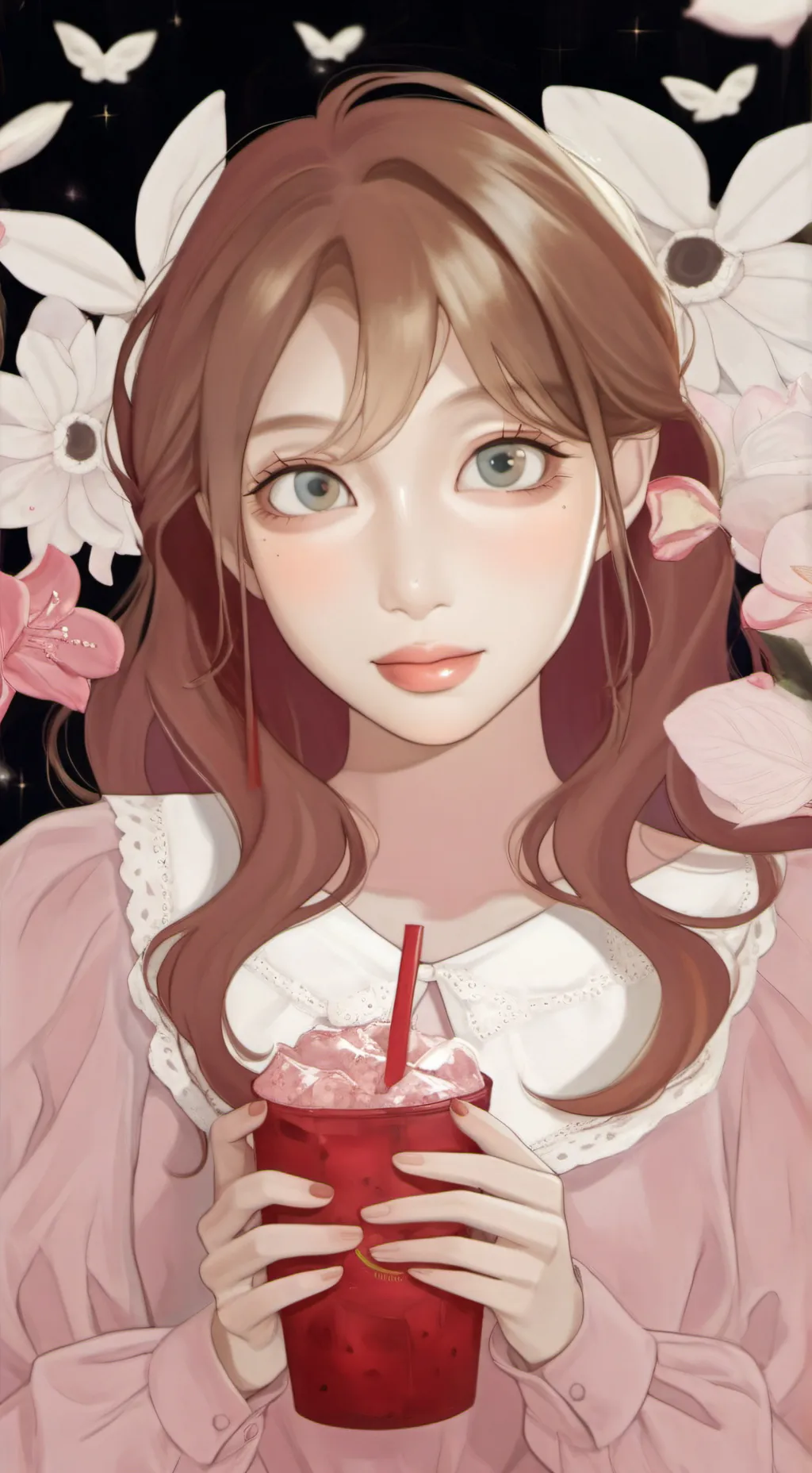 ai character: Nayeon • TWICE  🎀 background