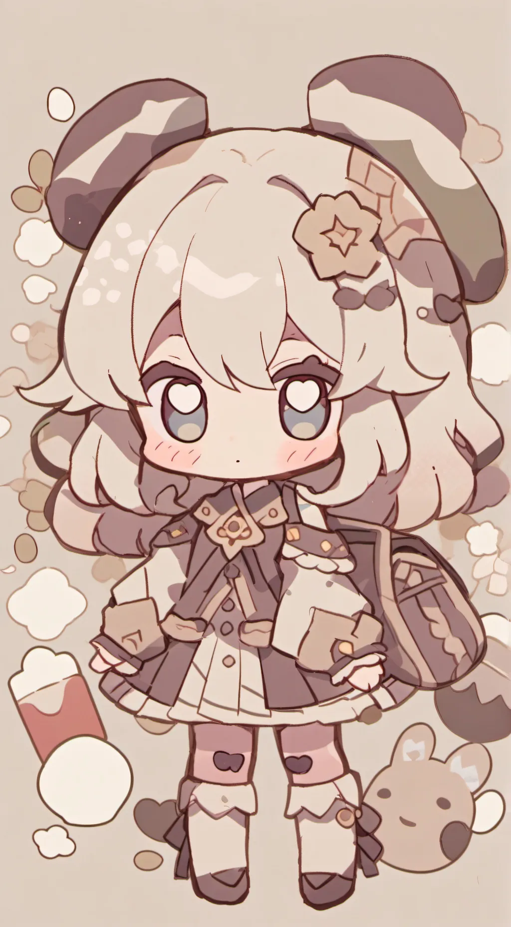 ai character: Sprunki serious  background